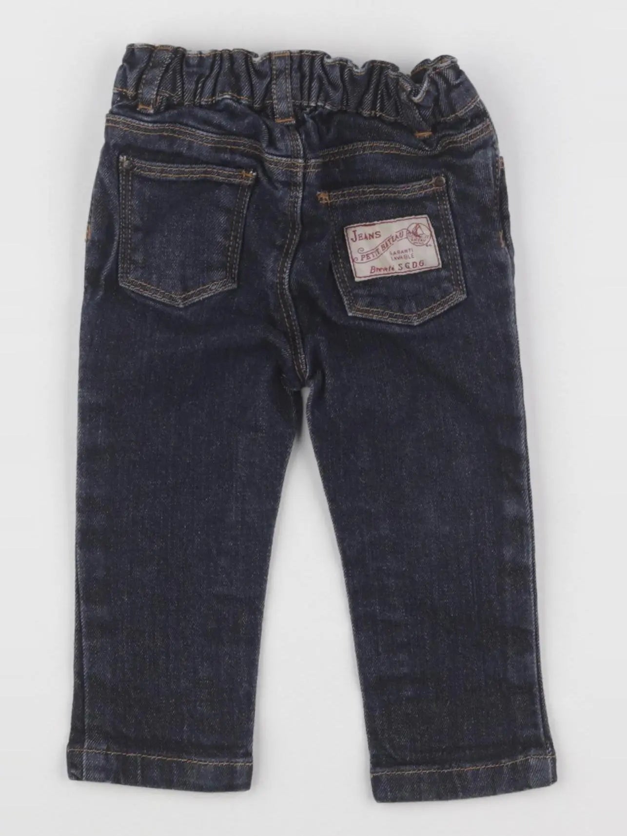 Petit Bateau - jean bleu - 12 mois