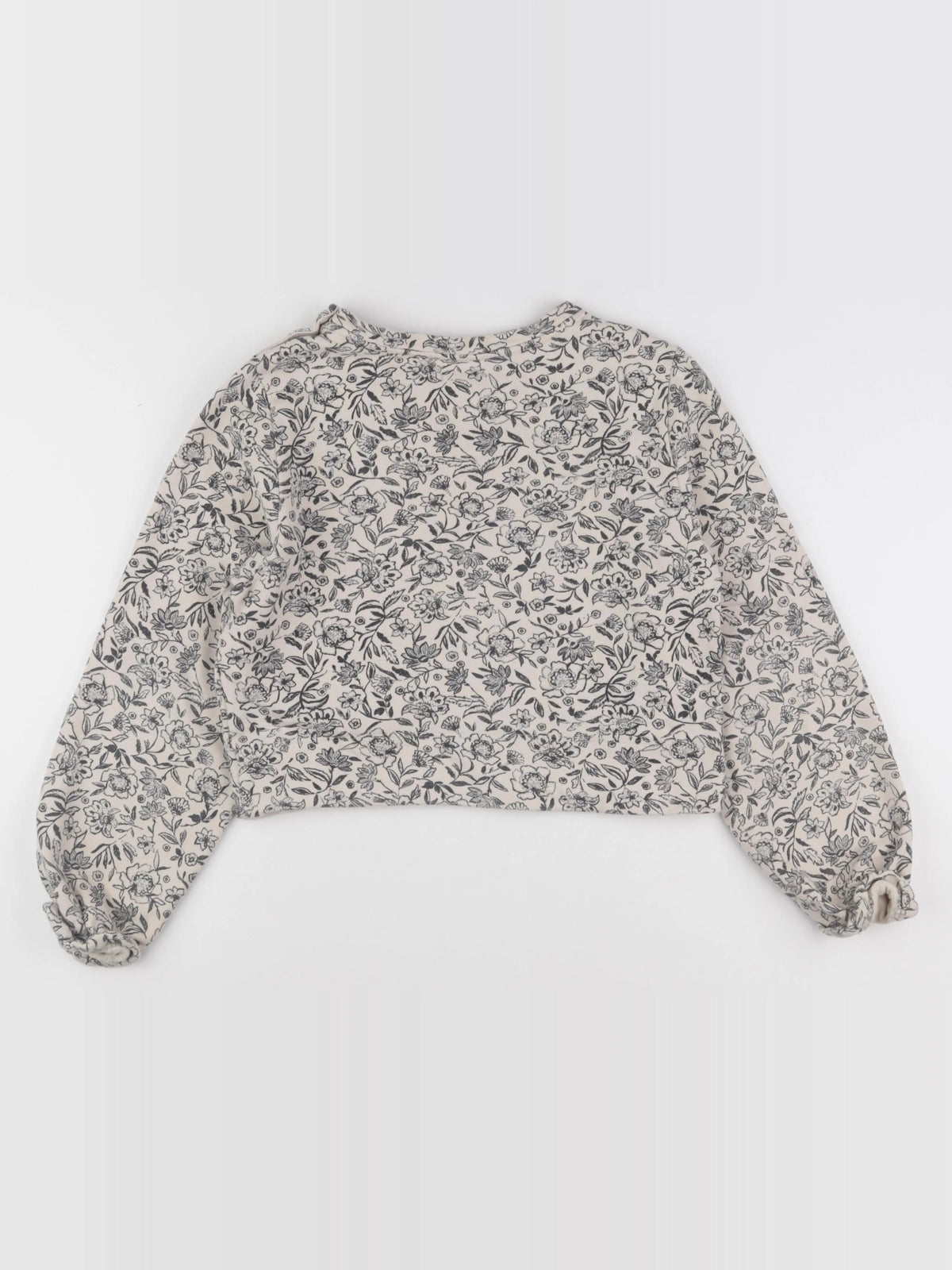 IKKS - sweat gris, rose - 12 ans