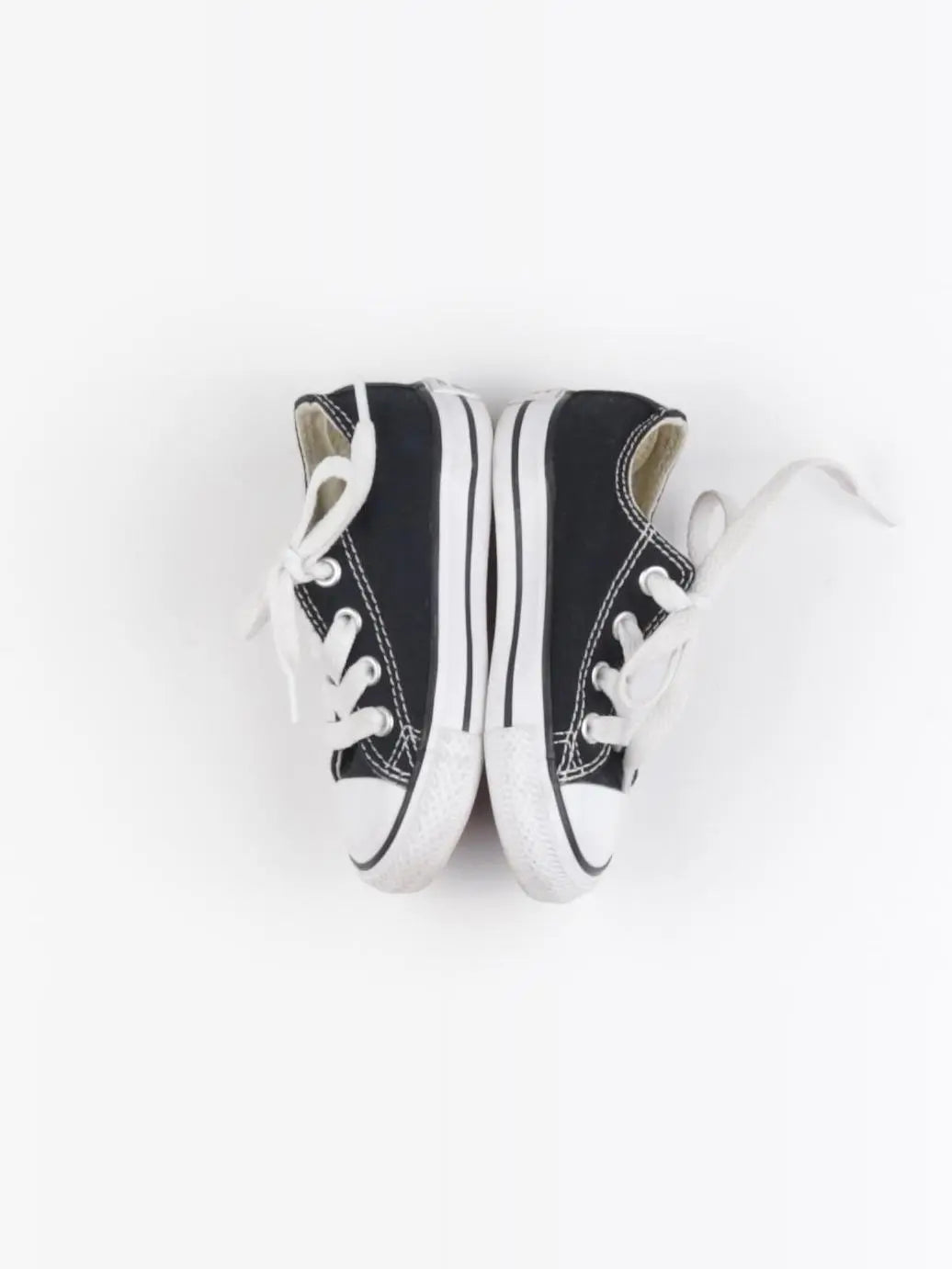 Converse - tennis à scratch/ lacets noir - pointure 21