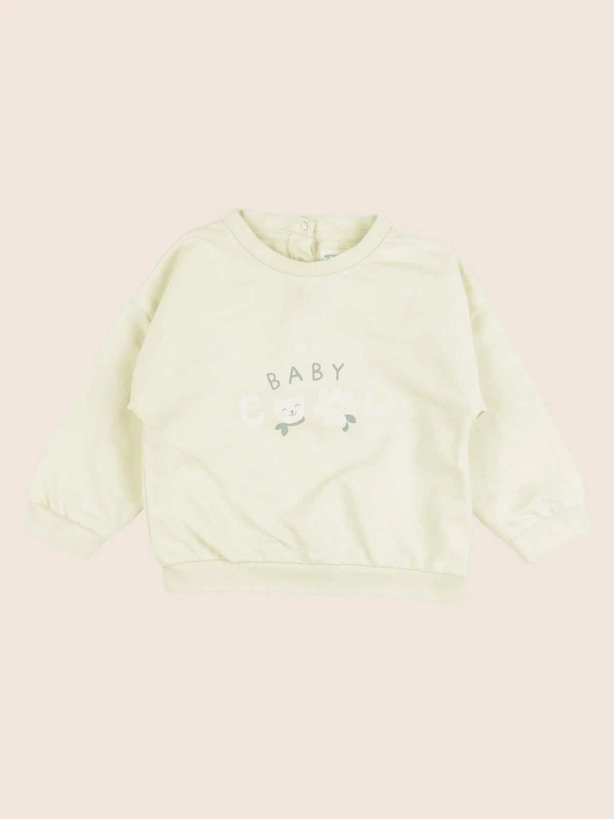 Vertbaudet - sweat jaune - 24 mois