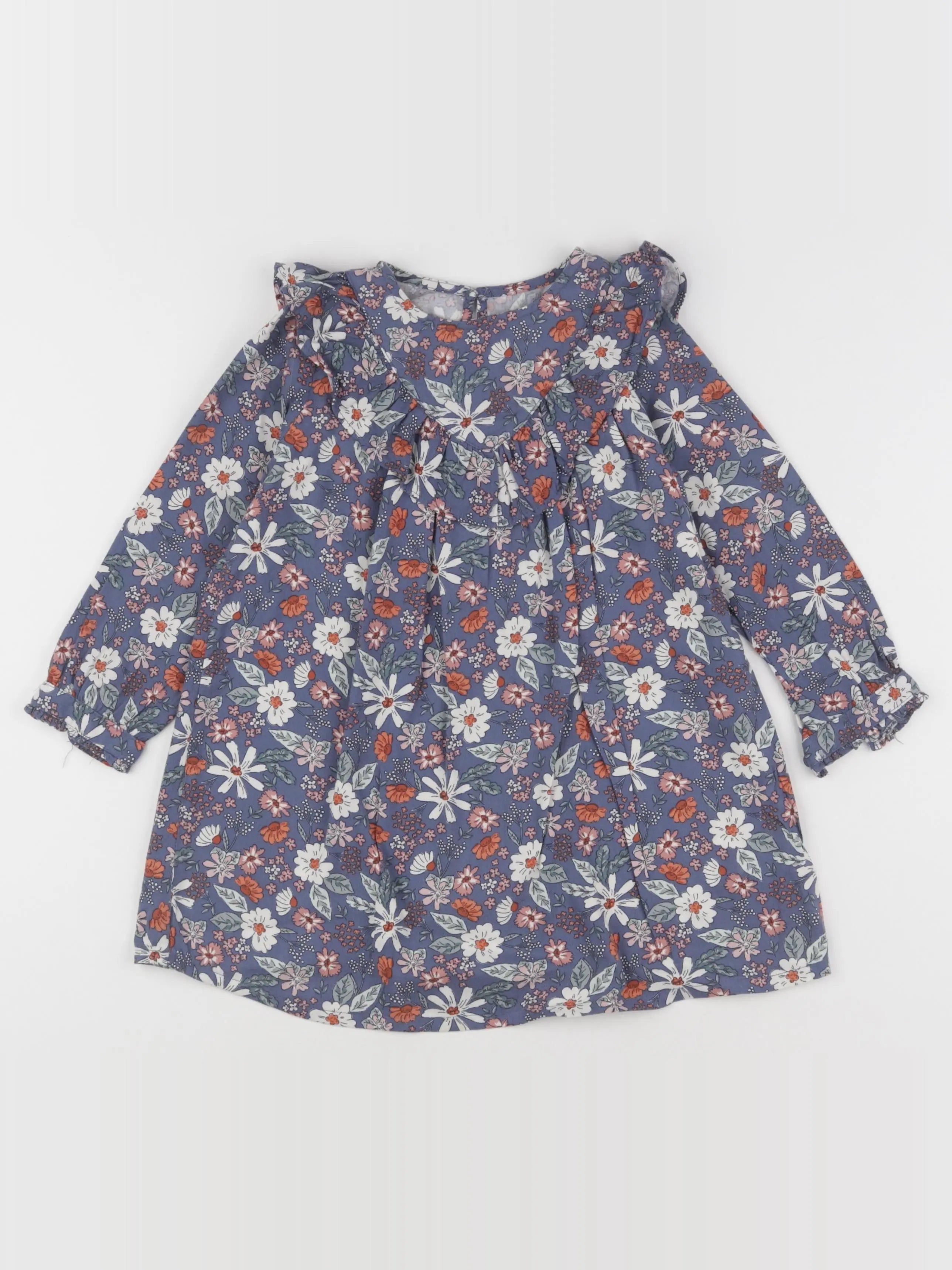 Vertbaudet - robe bleu - 3 ans