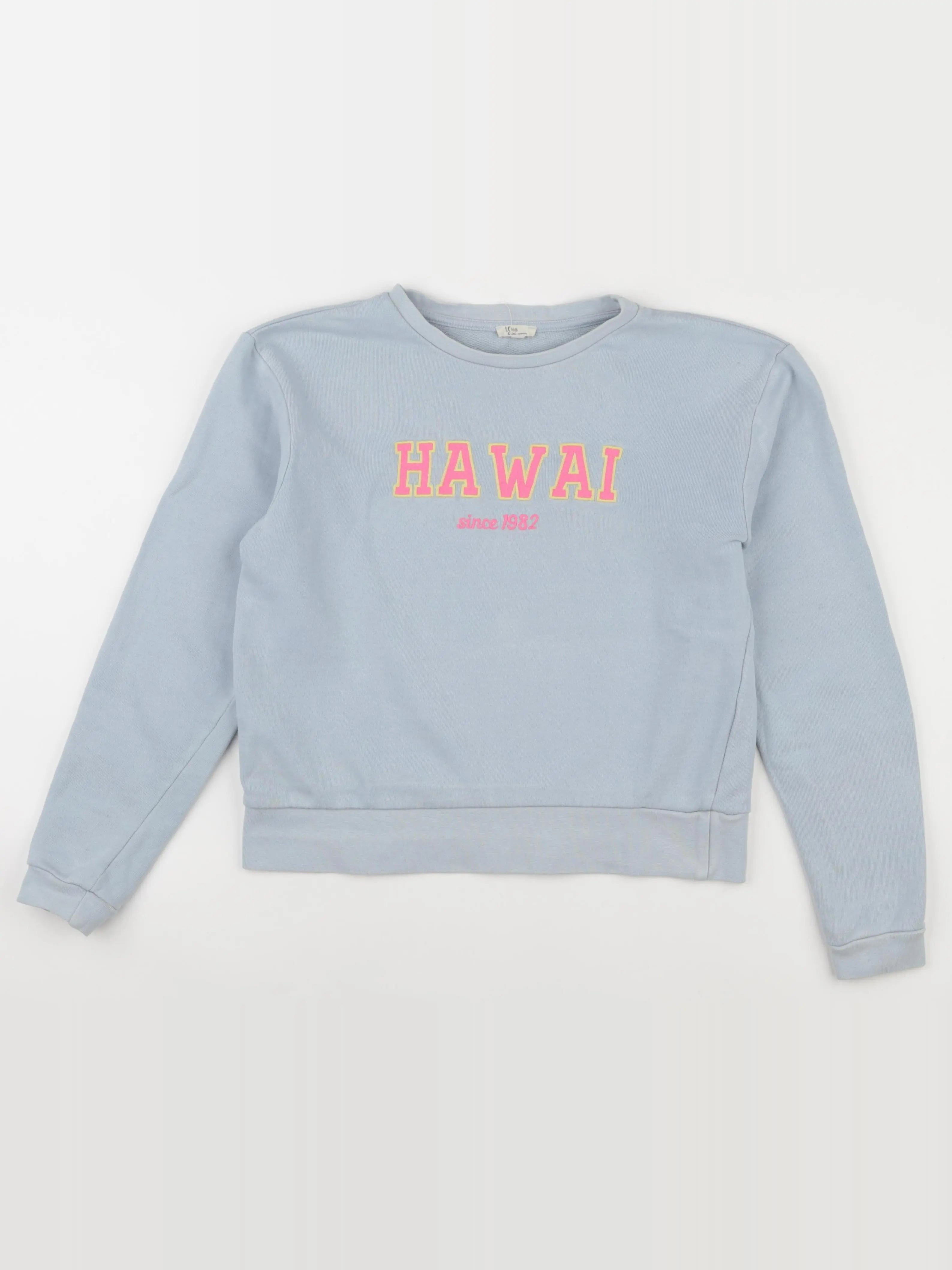 Little Cigogne - sweat rose, bleu - 14 ans