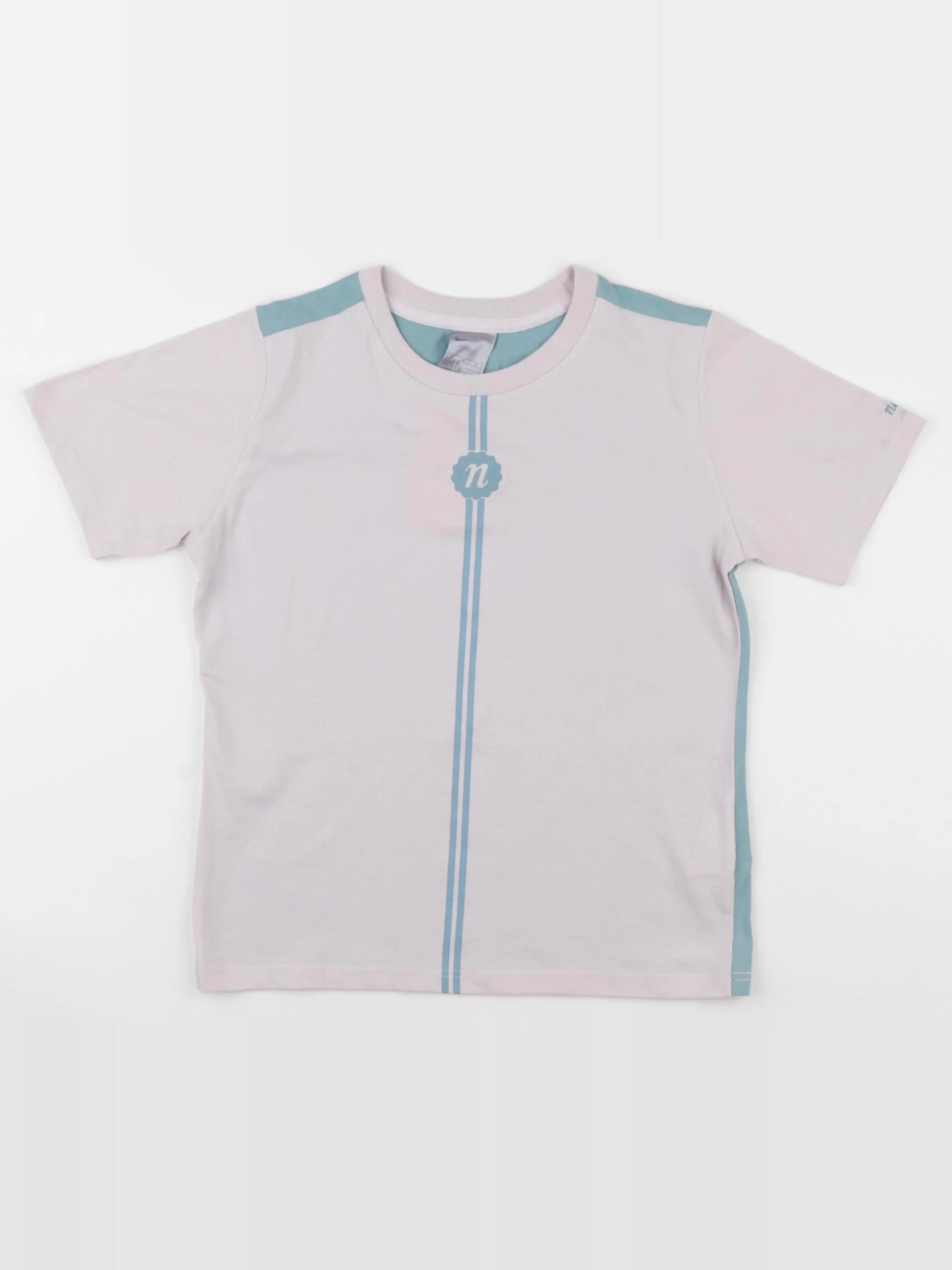 Nike - tee-shirt bleu, rose - 10/12 ans