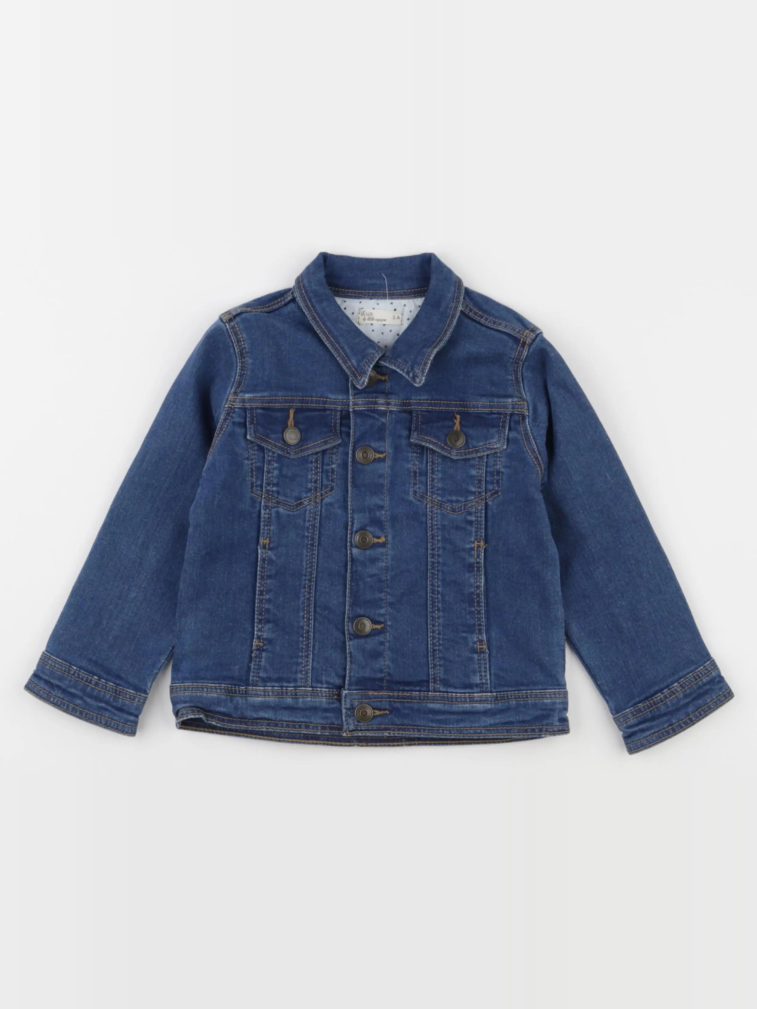 Little Cigogne - veste bleu - 3 ans