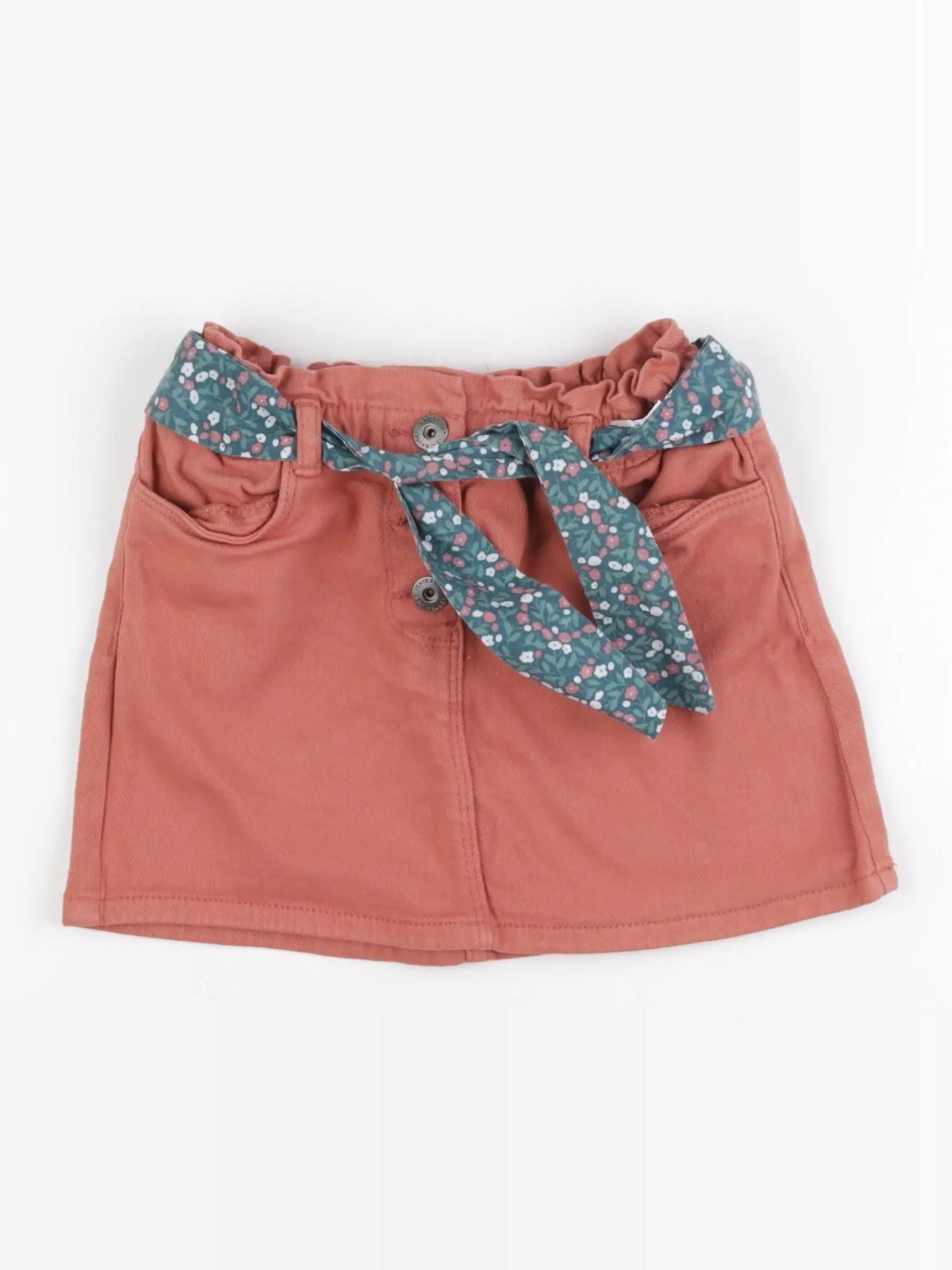 Vertbaudet - jupe orange - 5 ans