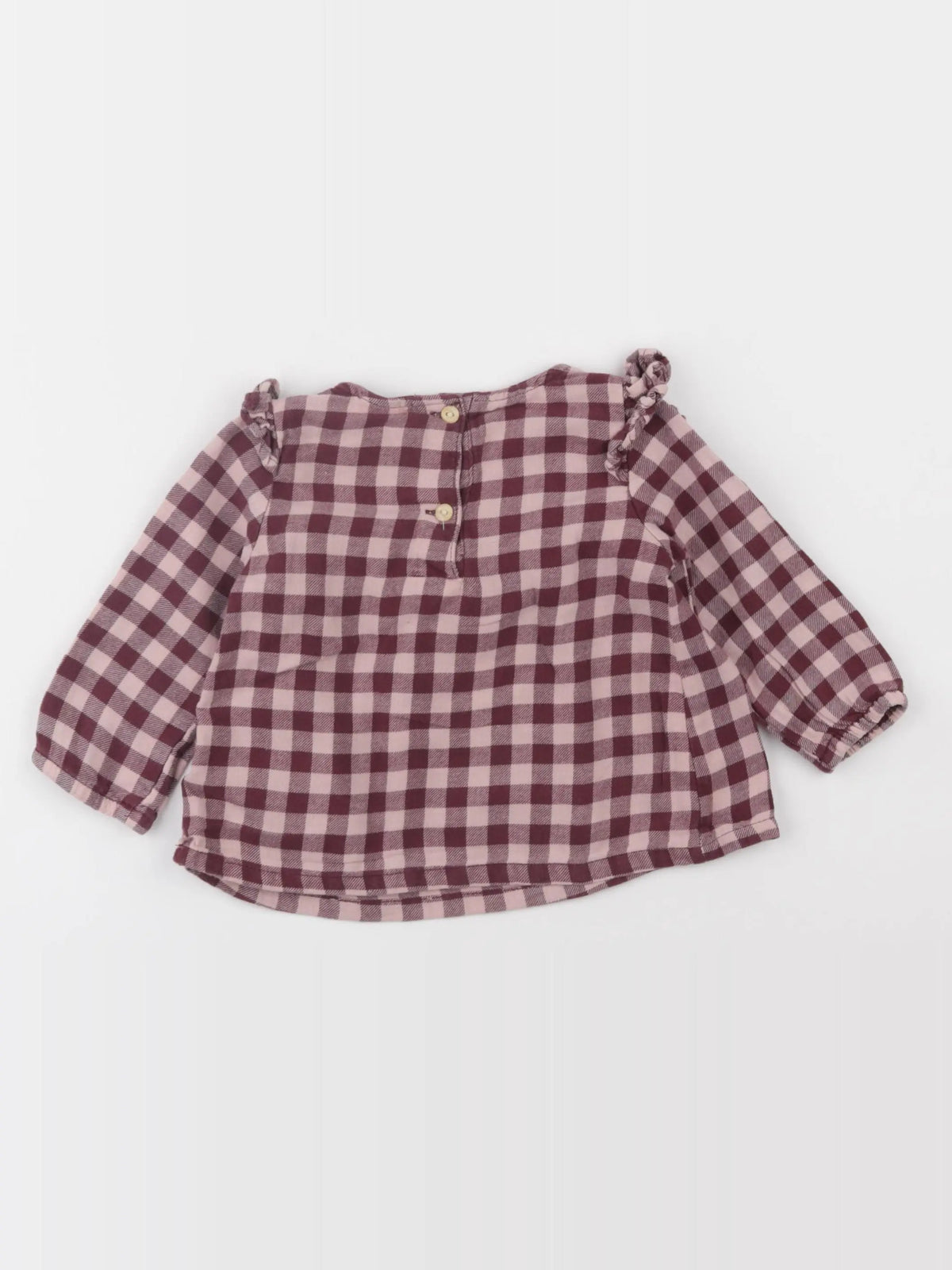 H&M - blouse violet - 4/6 mois