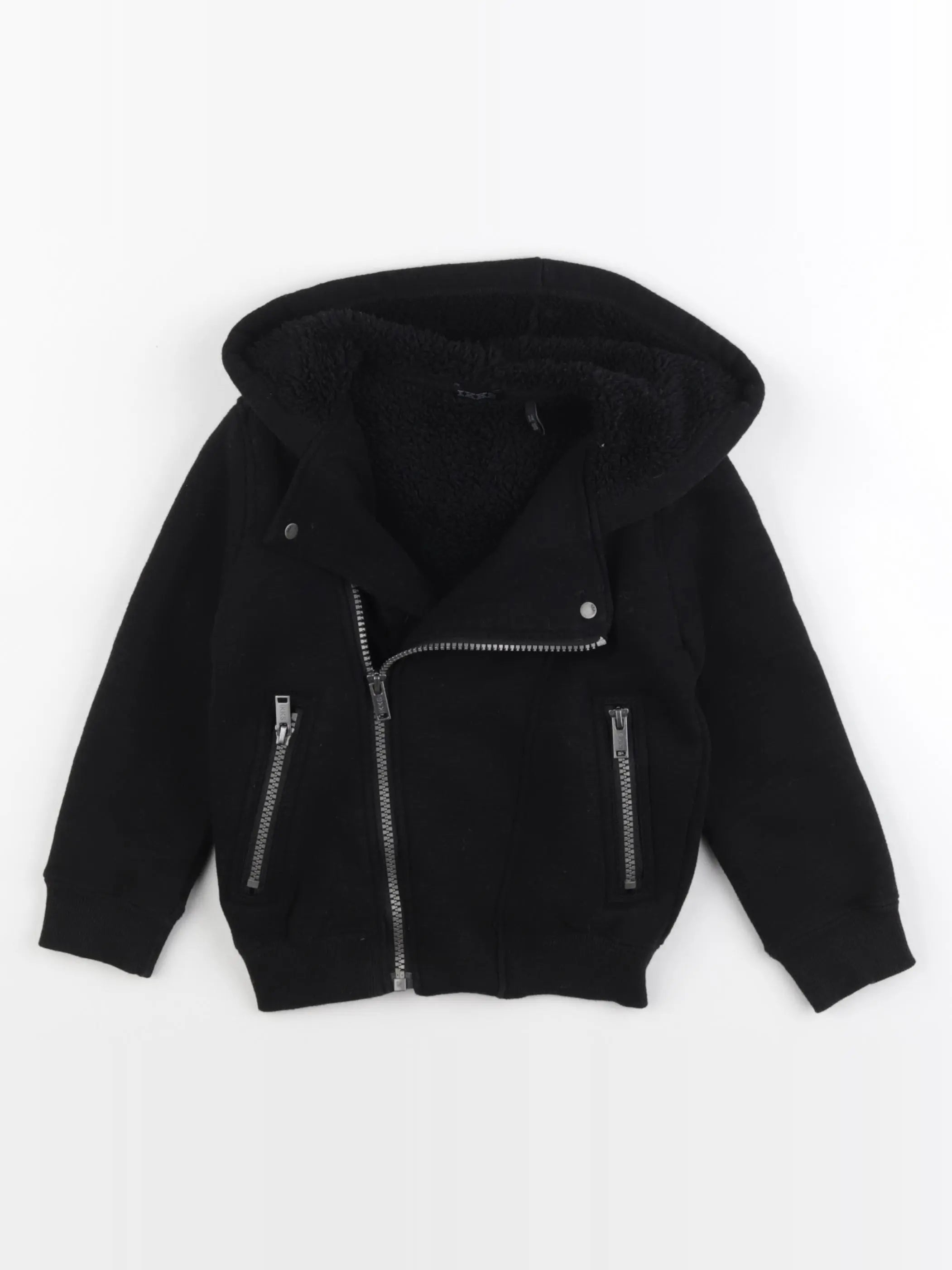 IKKS - sweat imprimé au dos noir - 3 ans
