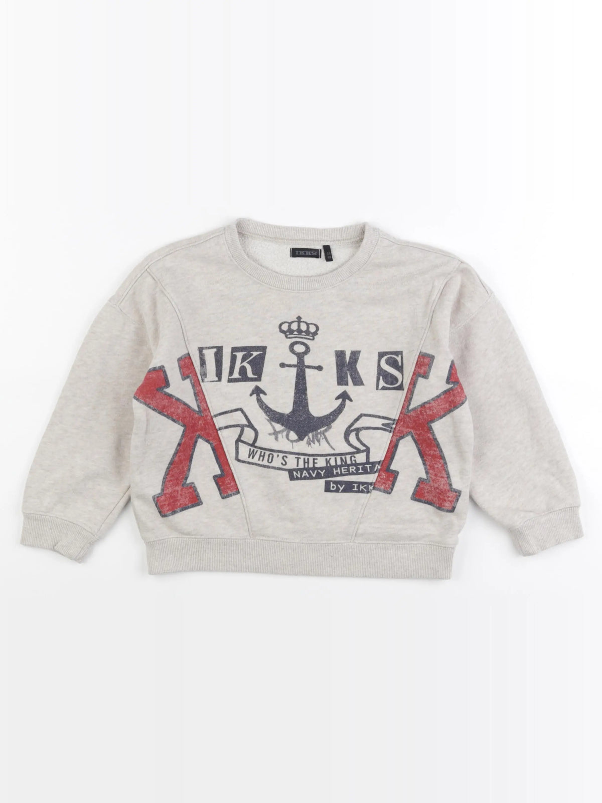 IKKS - sweat beige - 3 ans