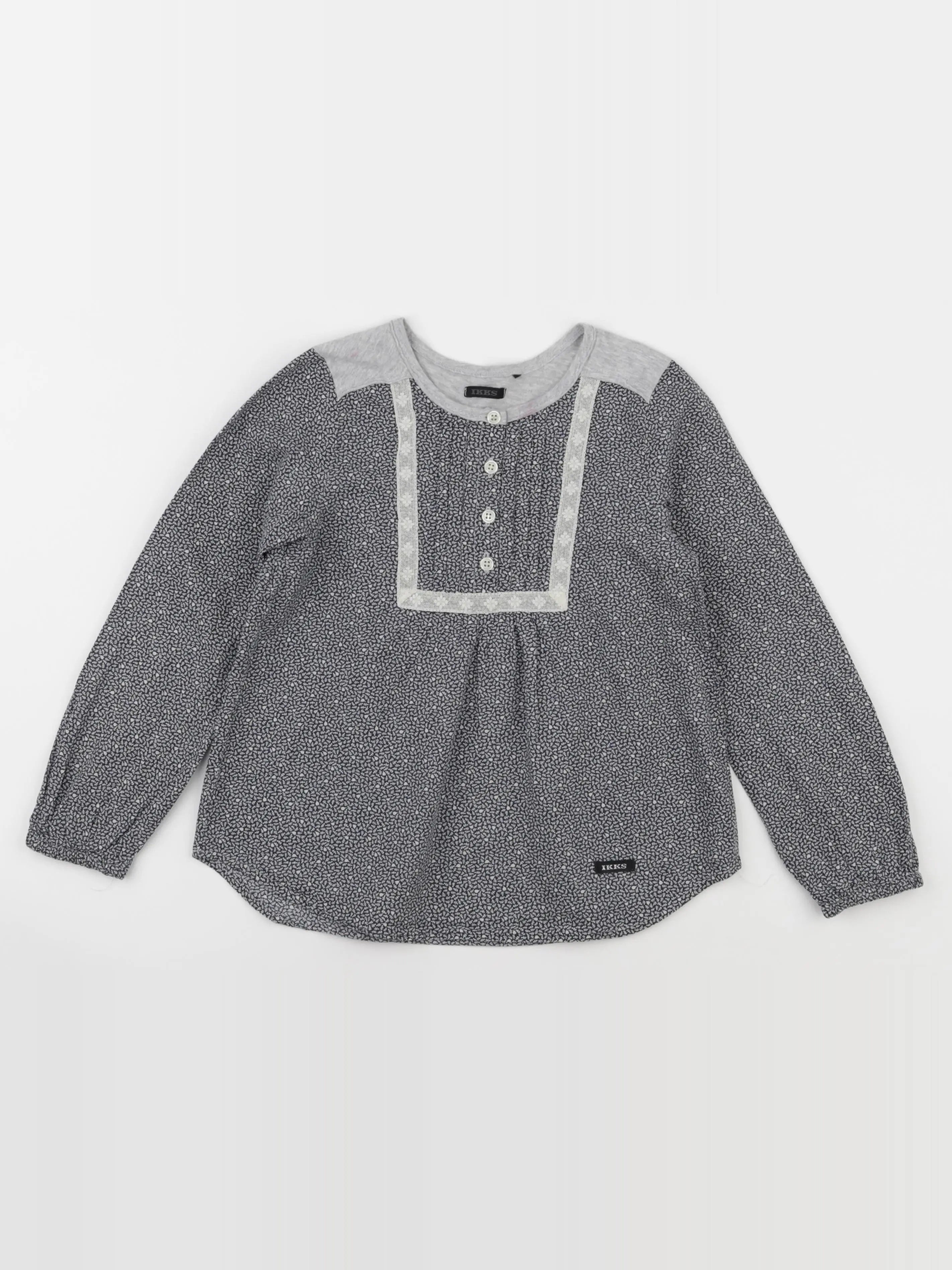 IKKS - blouse bleu - 6 ans