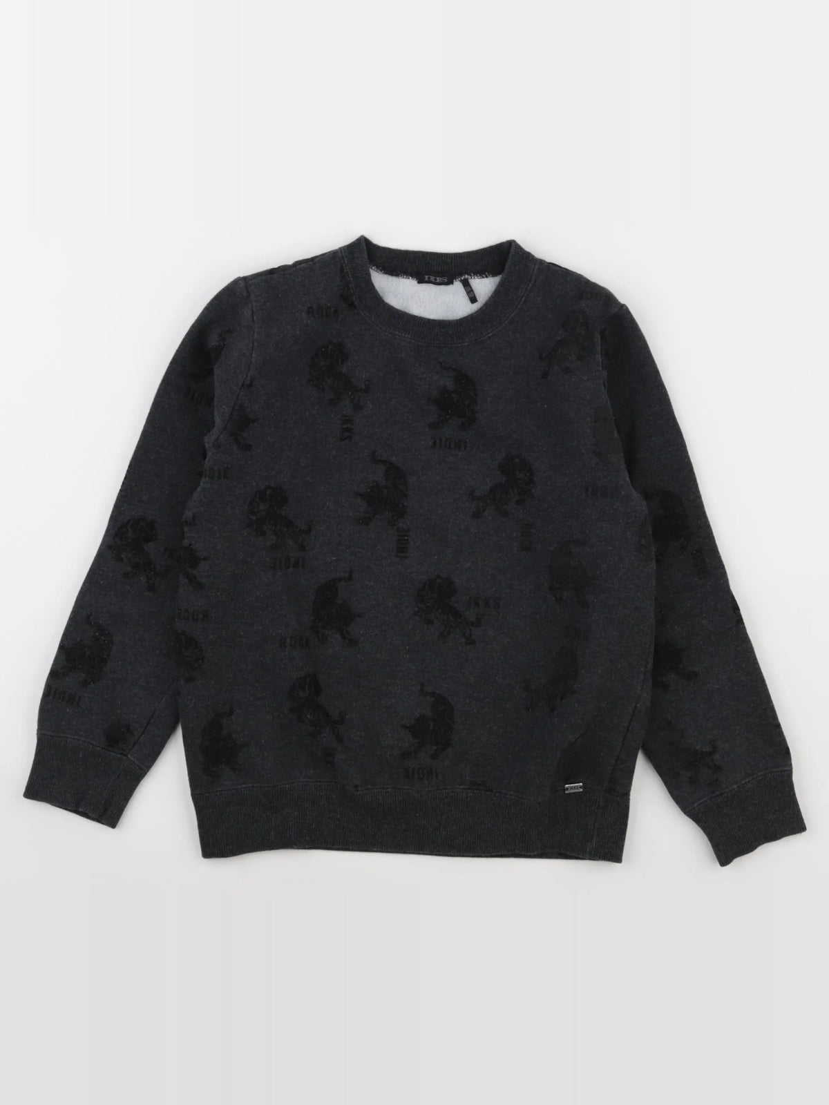 IKKS - sweat gris - 10 ans