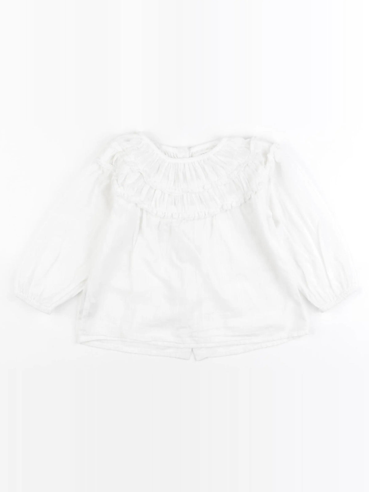 Mango - blouse blanc - 12/18 mois