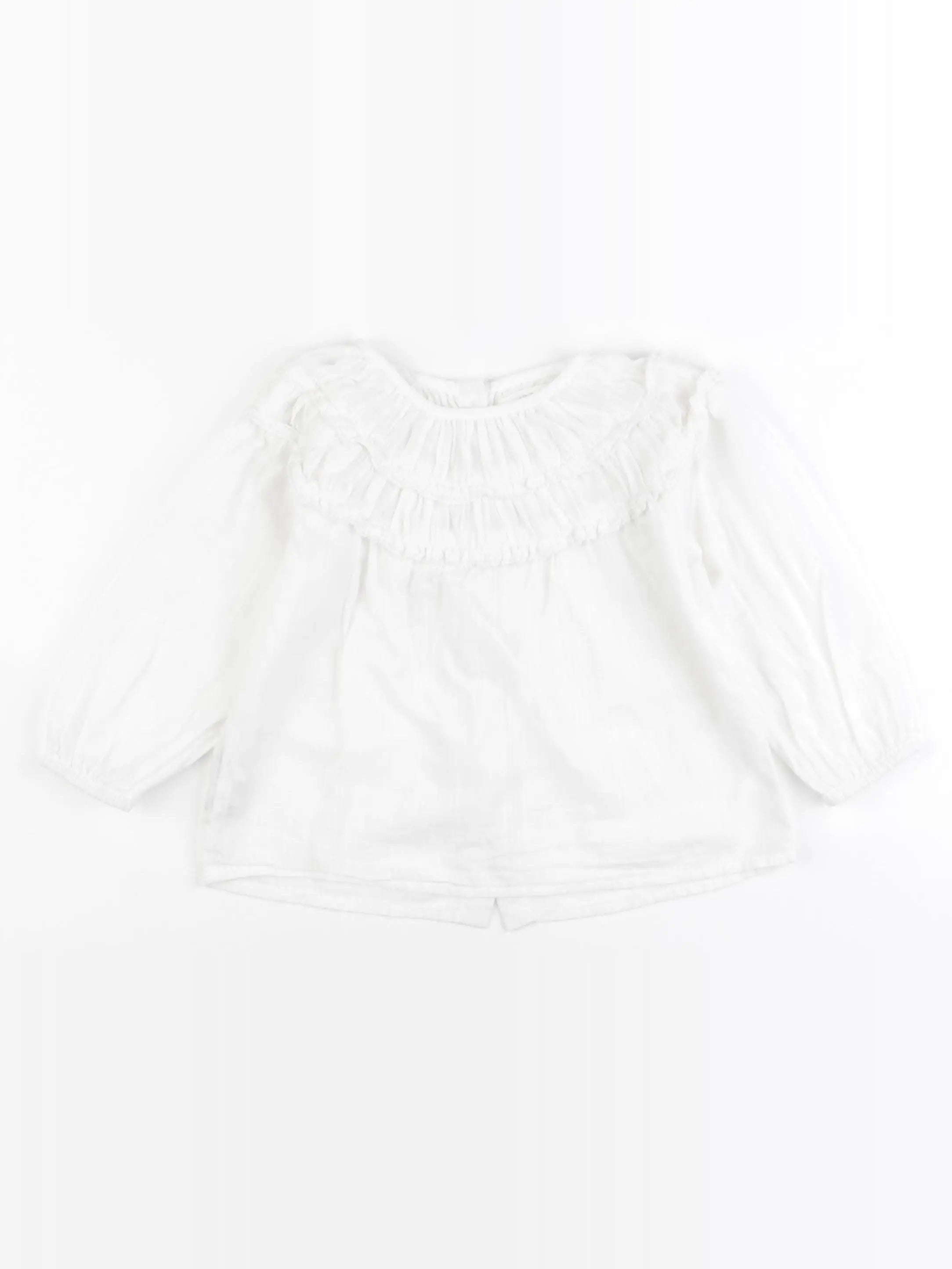 Mango - blouse blanc - 12/18 mois