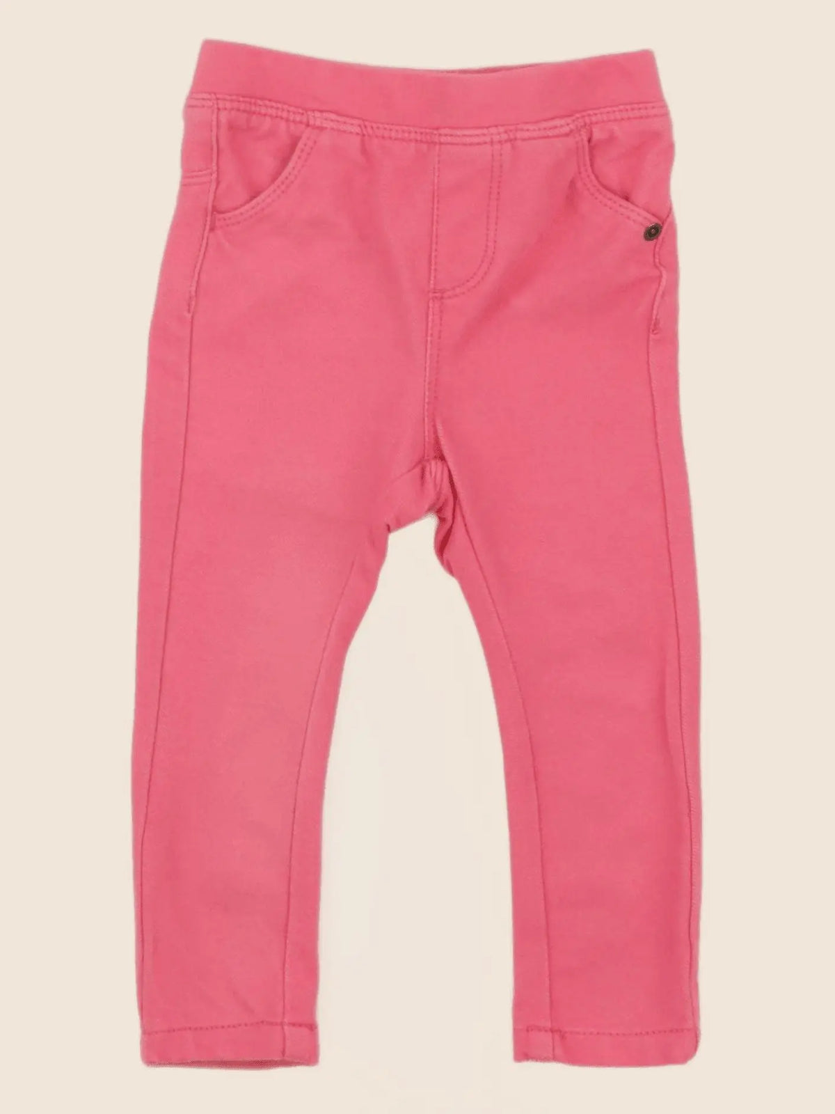 Vertbaudet - jegging rose - 12 mois