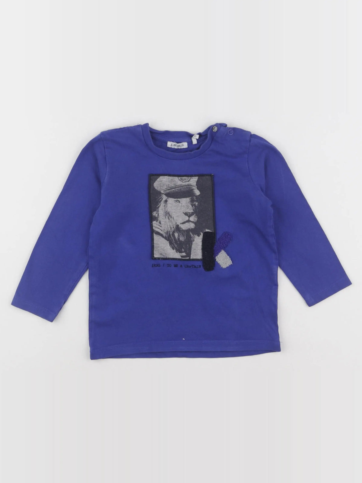 IKKS - tee-shirt bleu - 18 mois