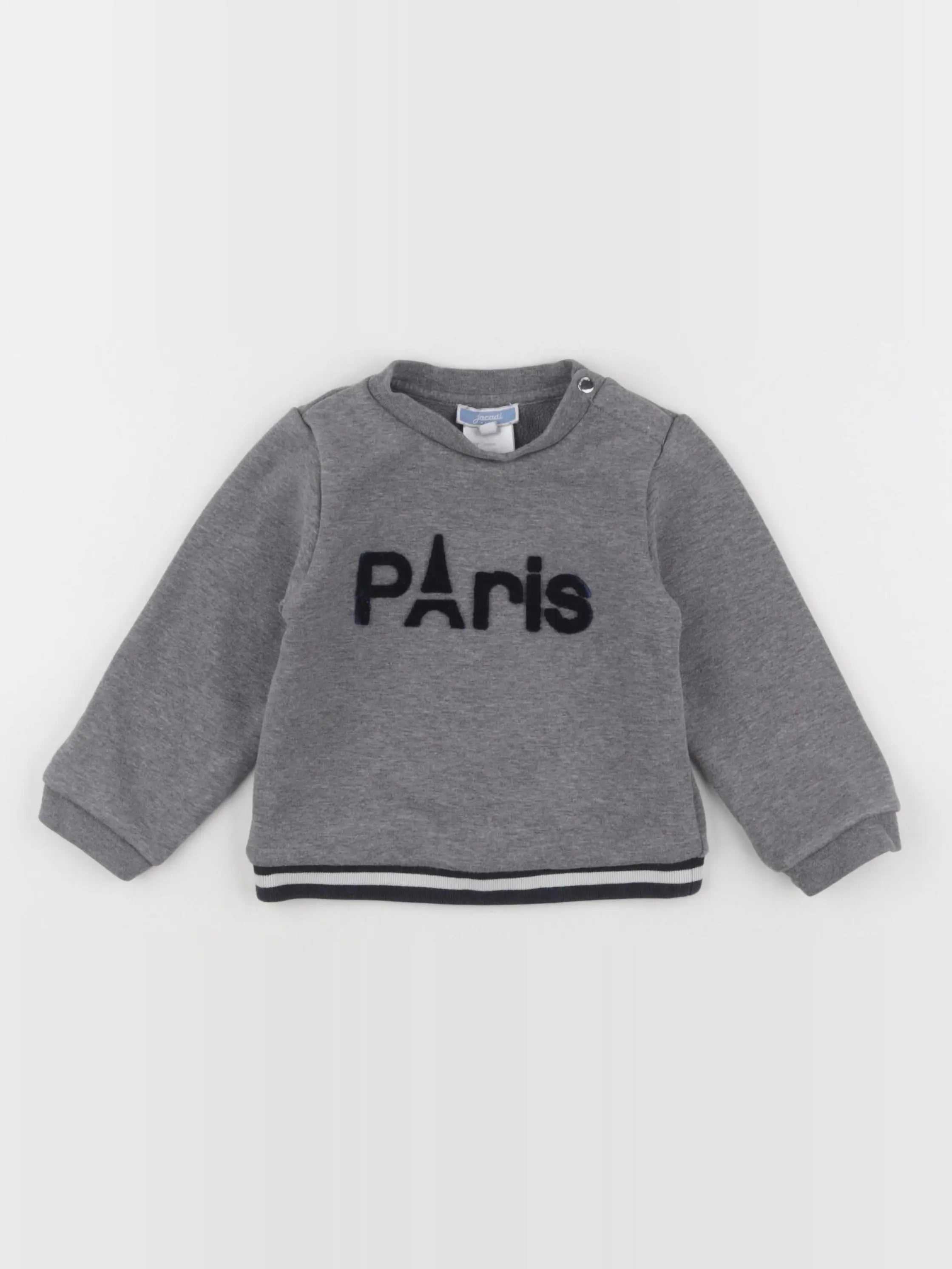 Jacadi - sweat gris - 24 mois