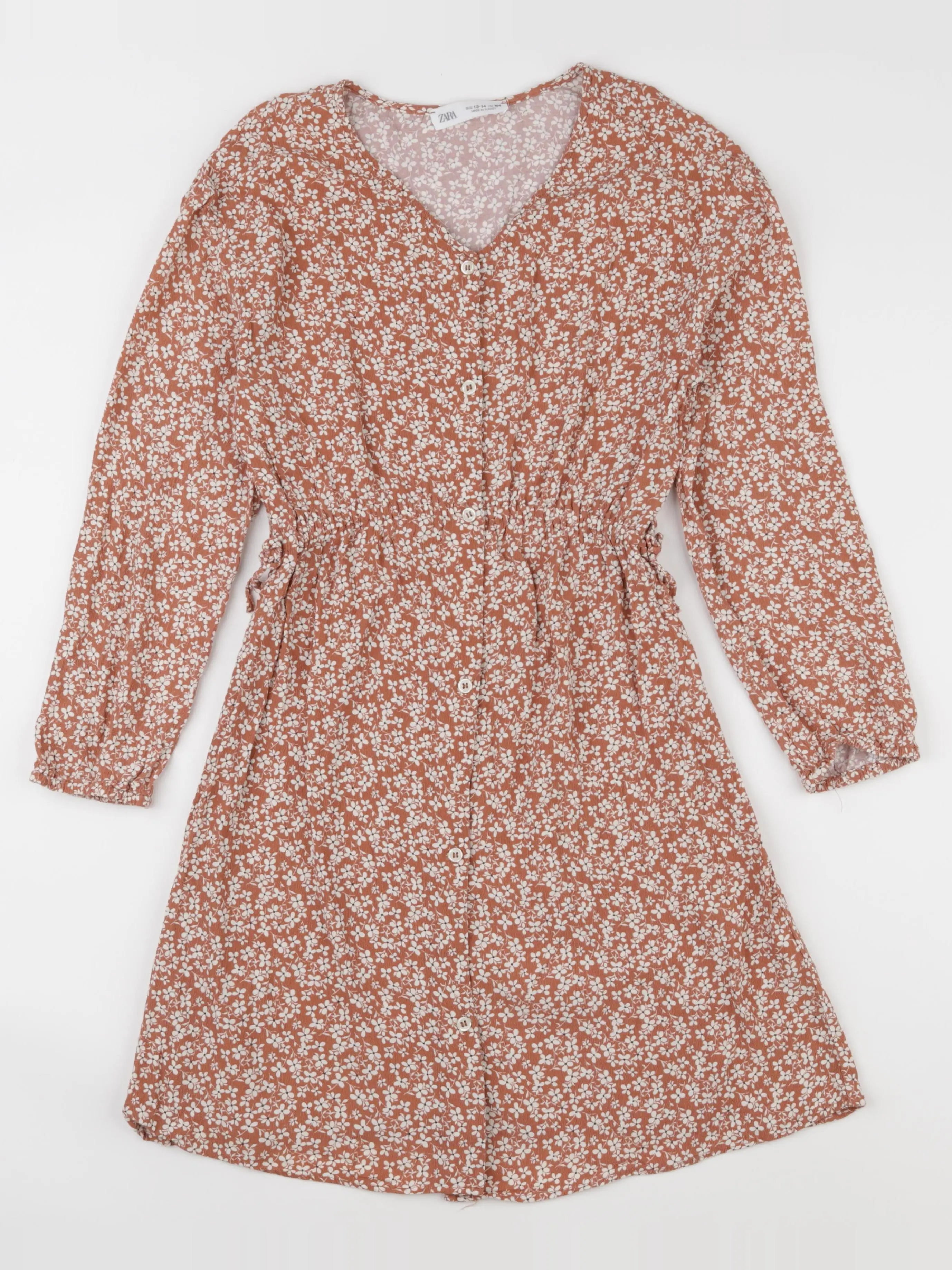 Zara - robe marron - 13/14 ans