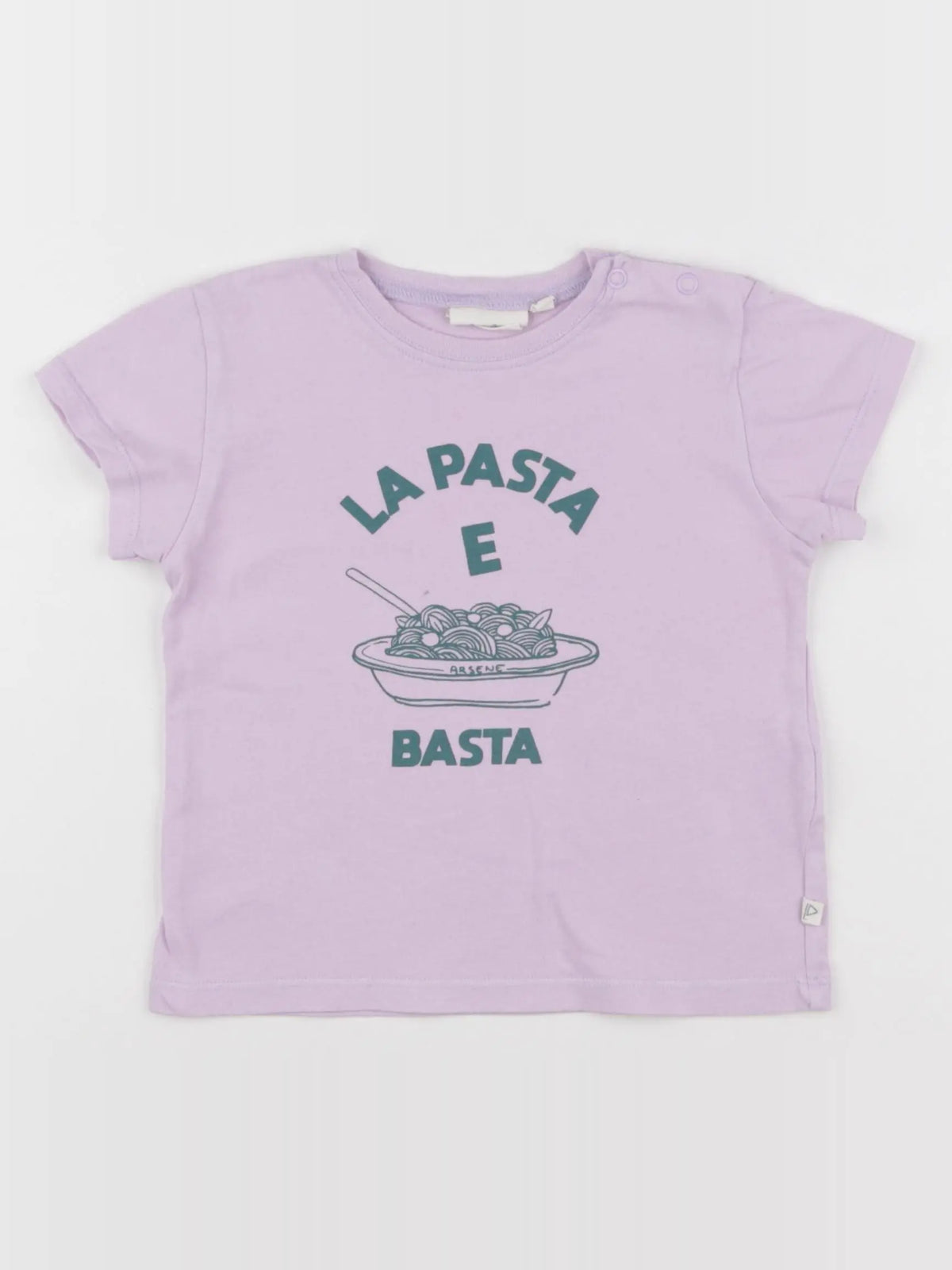 Arsène et les pipelettes - tee-shirt violet - 36 mois