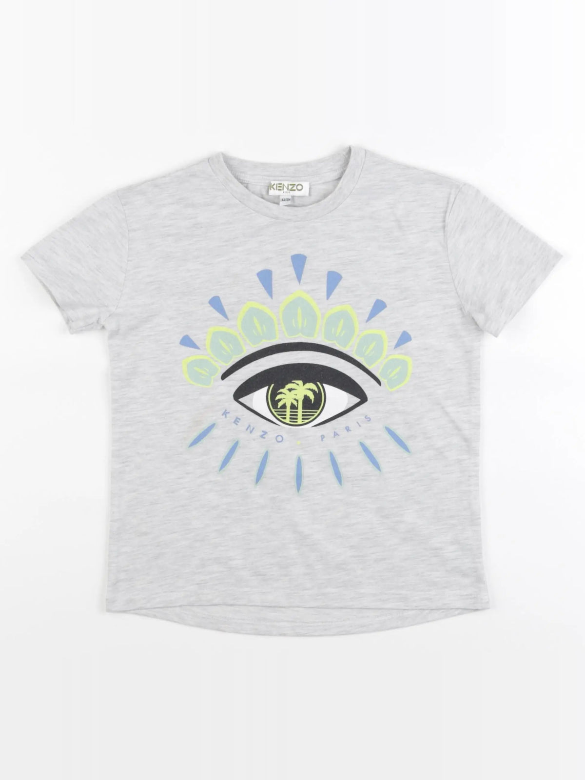 Kenzo - tee-shirt imprimé au dos gris - 4 ans