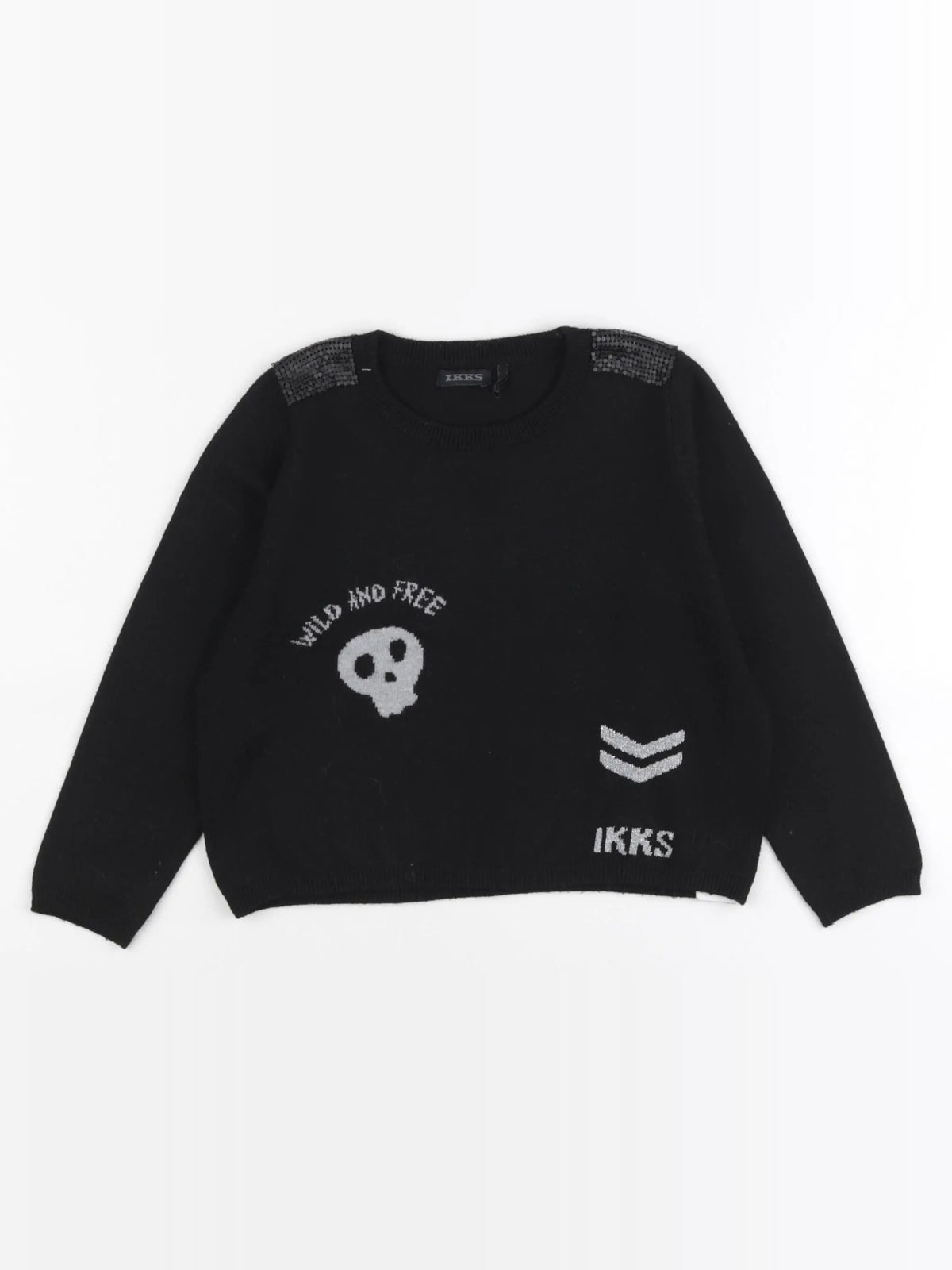 IKKS - pull noir - 4 ans