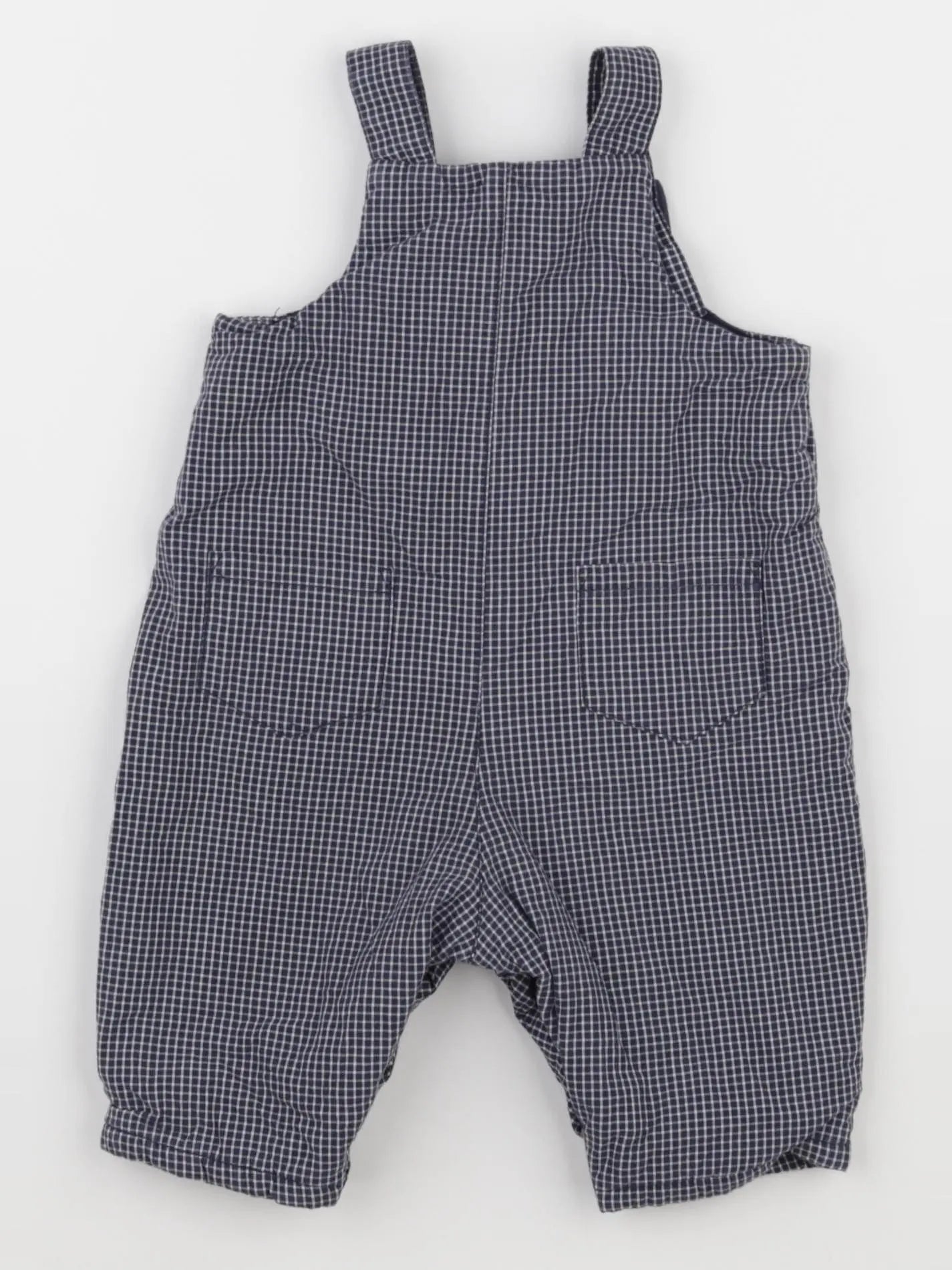 Boutchou - salopette doublé bleu - 1 mois