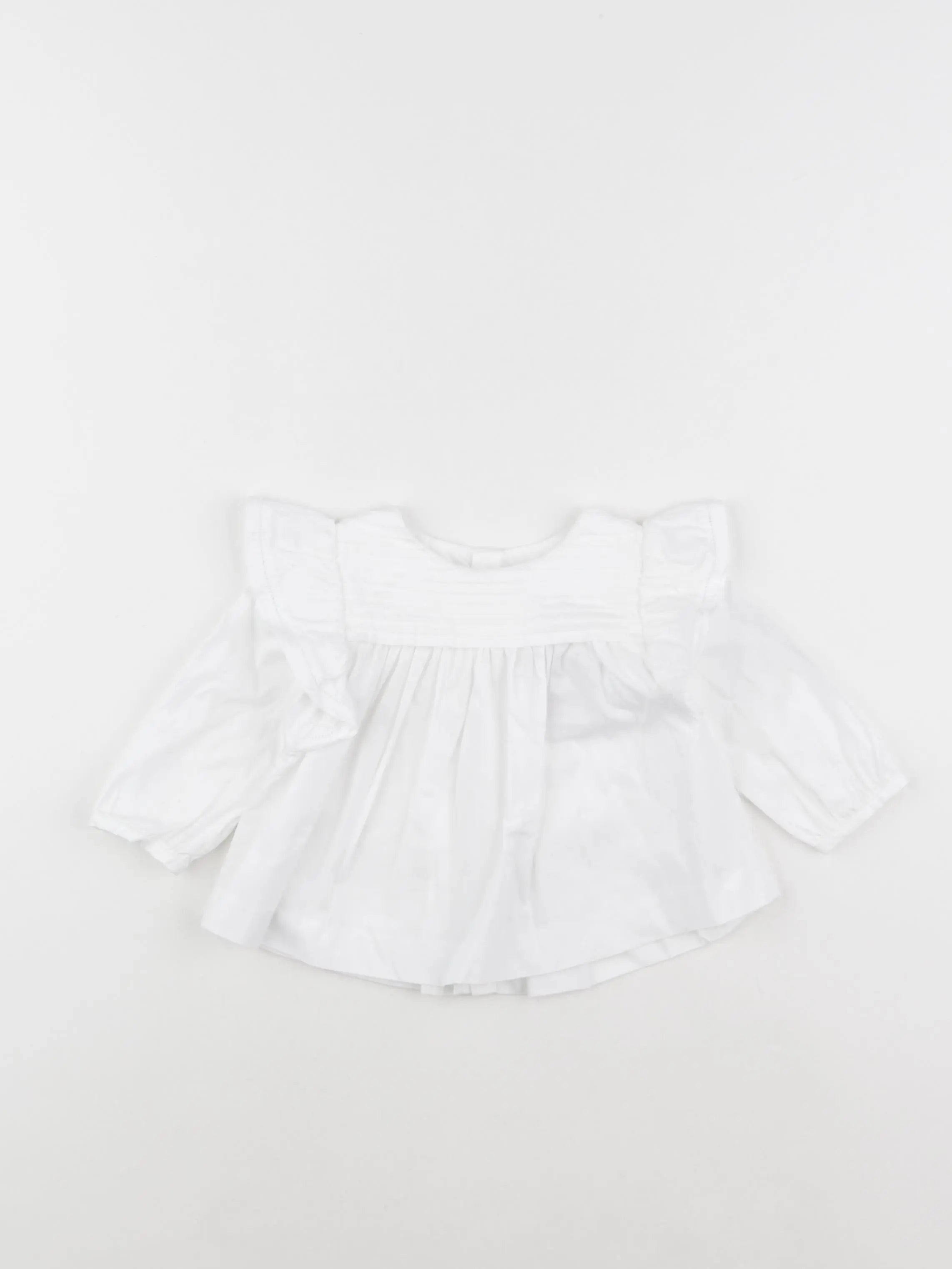 Jacadi - blouse blanc - 6 mois