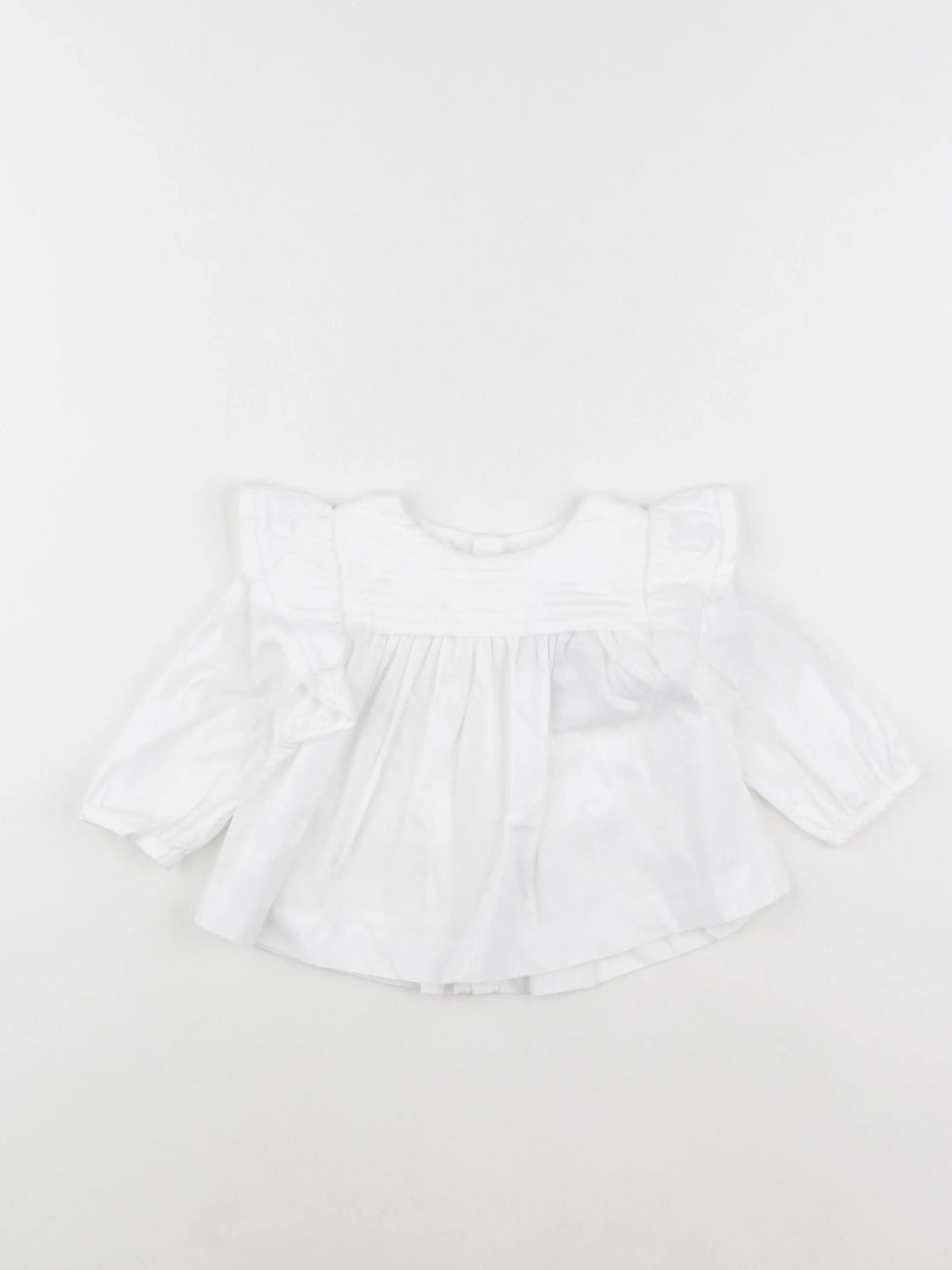 Jacadi - blouse blanc - 6 mois