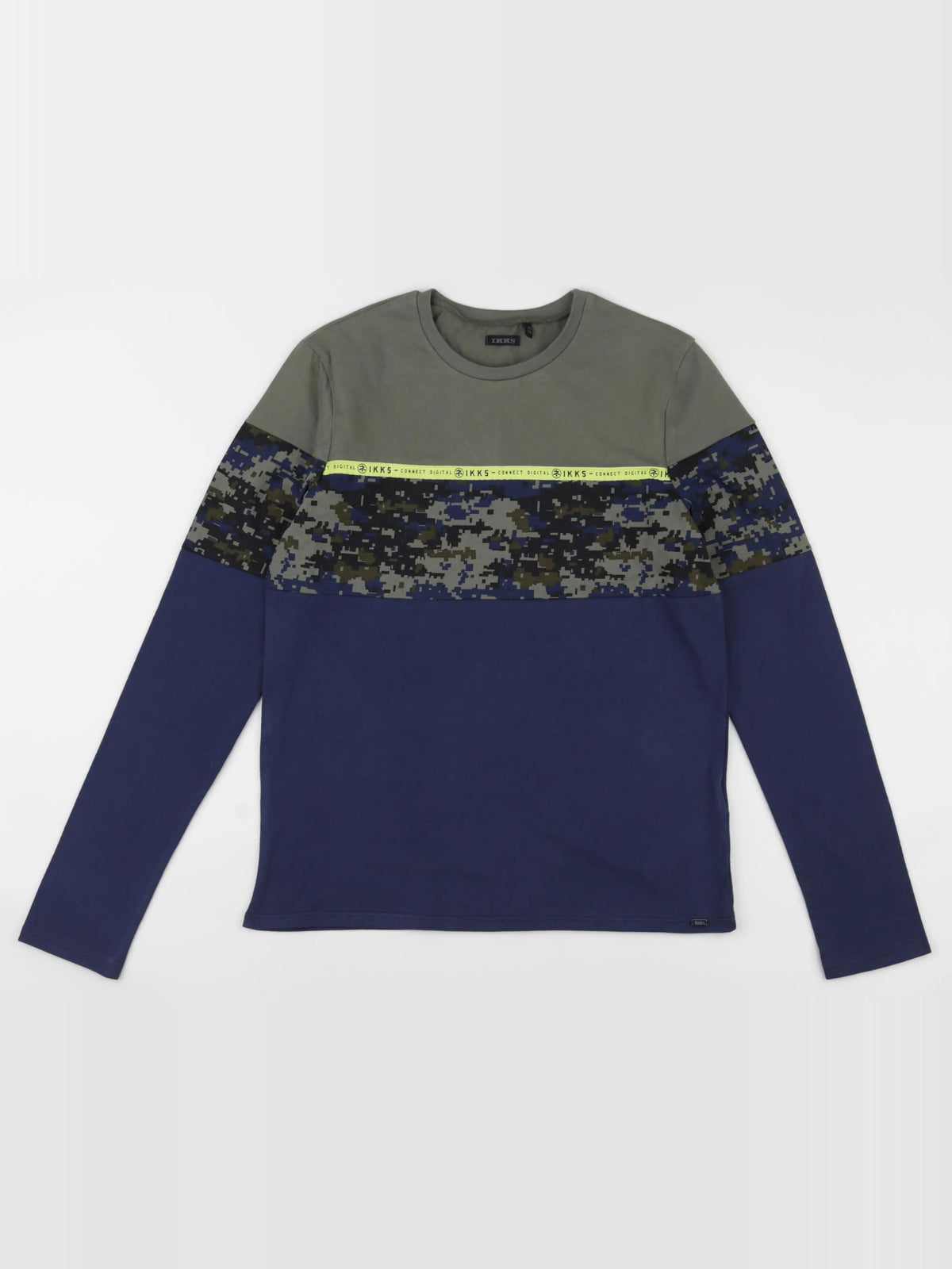 IKKS - tee-shirt vert, bleu - 14 ans