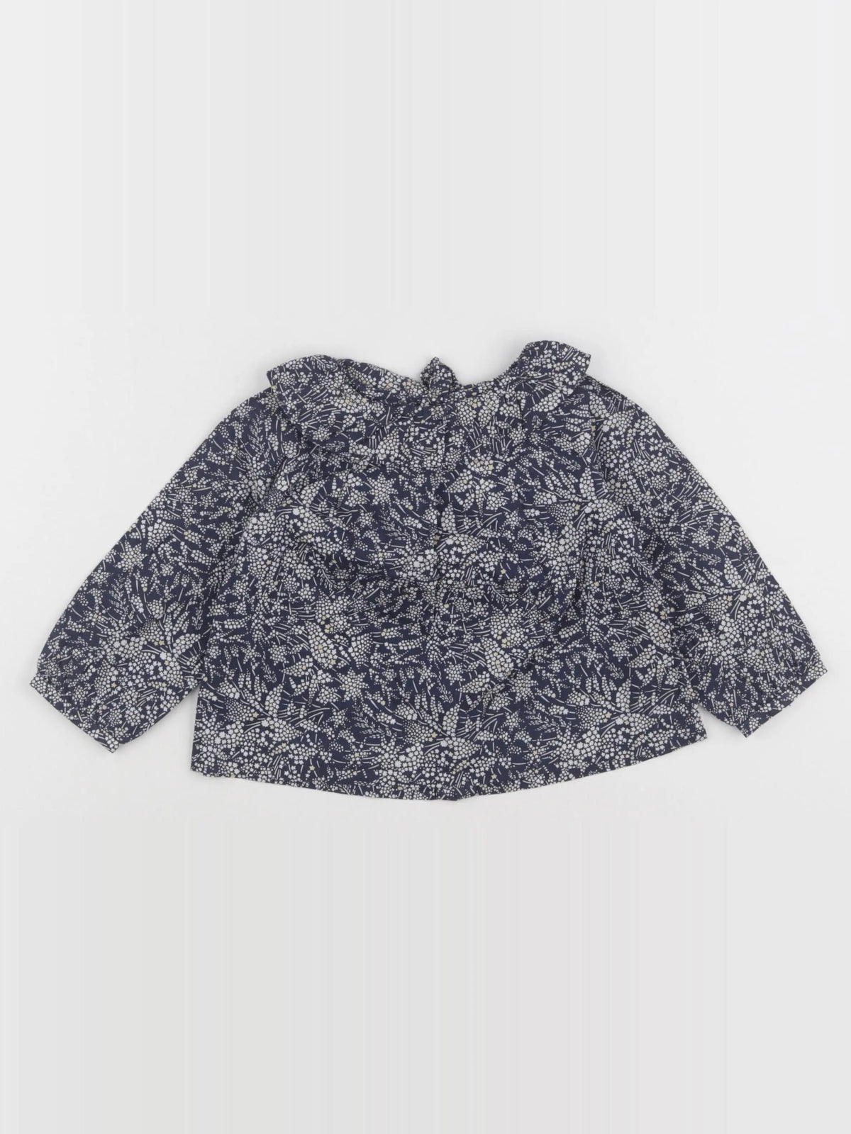 Jacadi - blouse bleu - 18 mois