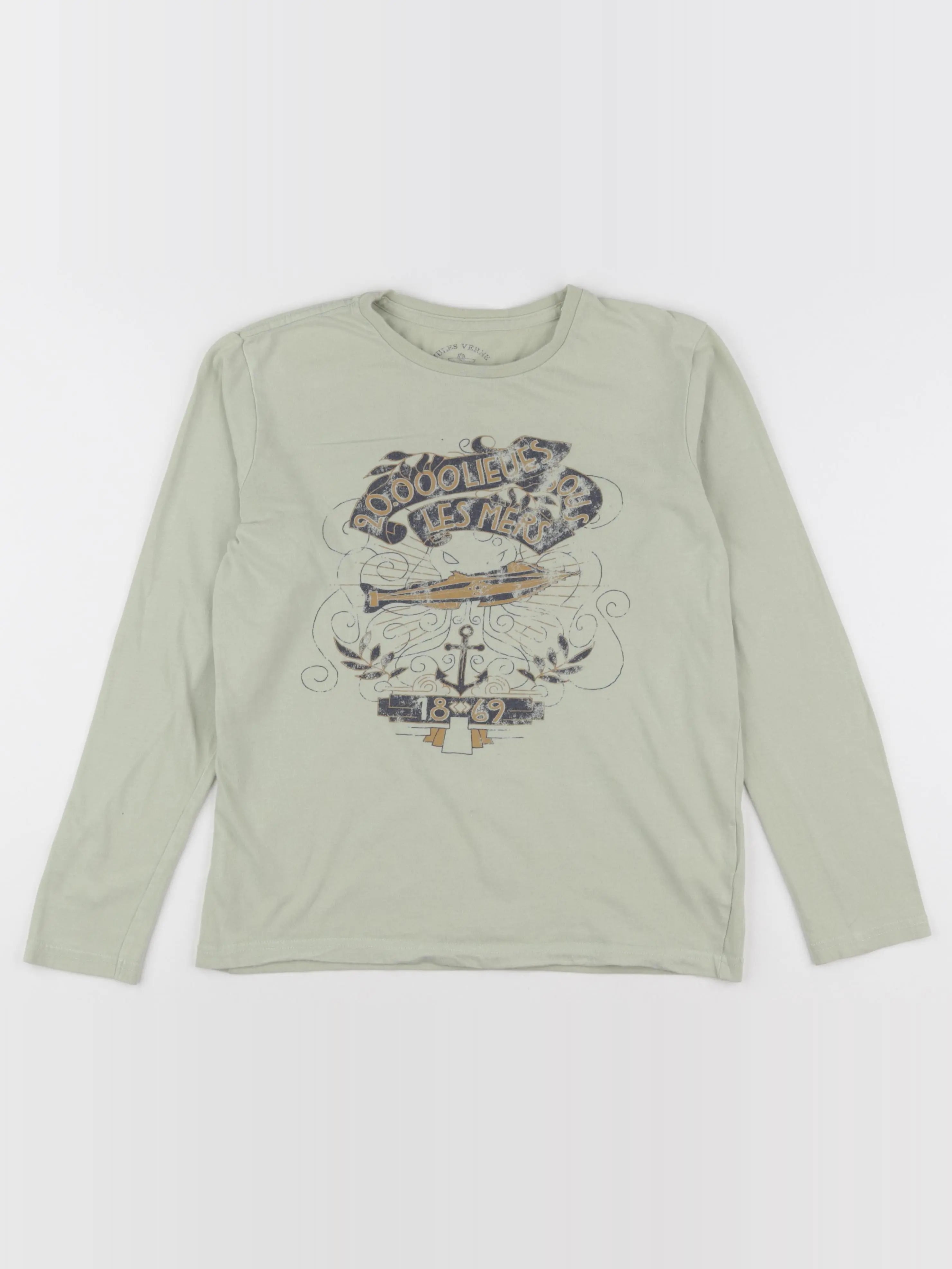 Cyrillus - tee-shirt vert - 12 ans