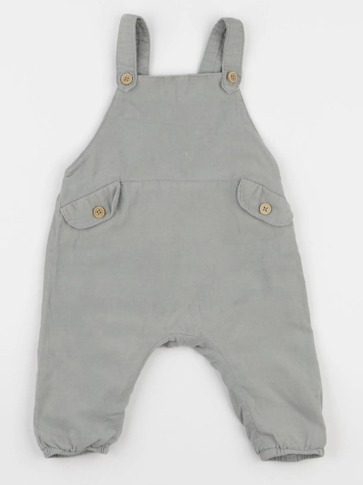 Zara - salopette vert - 1/3 mois