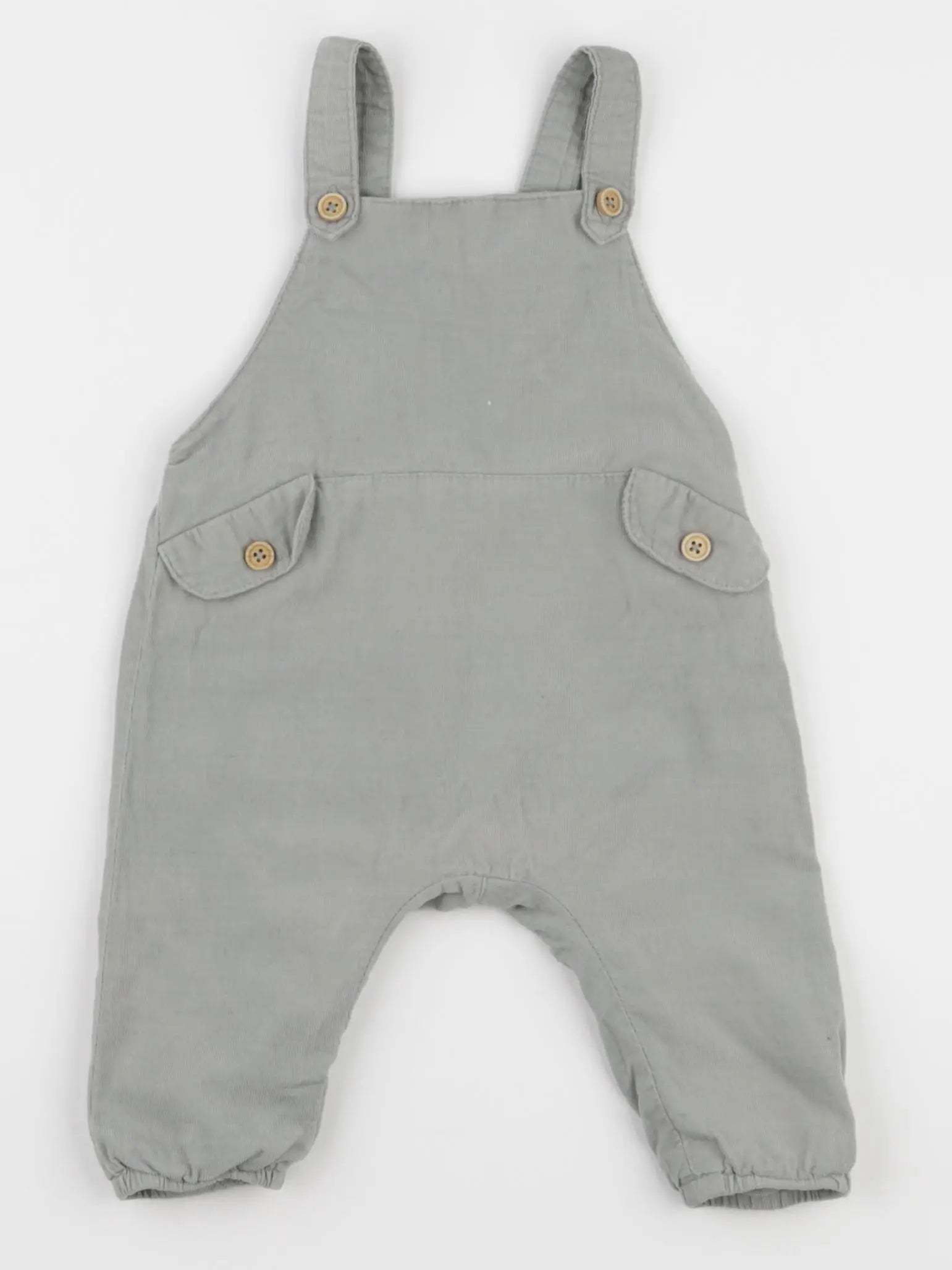 Zara - salopette vert - 1/3 mois