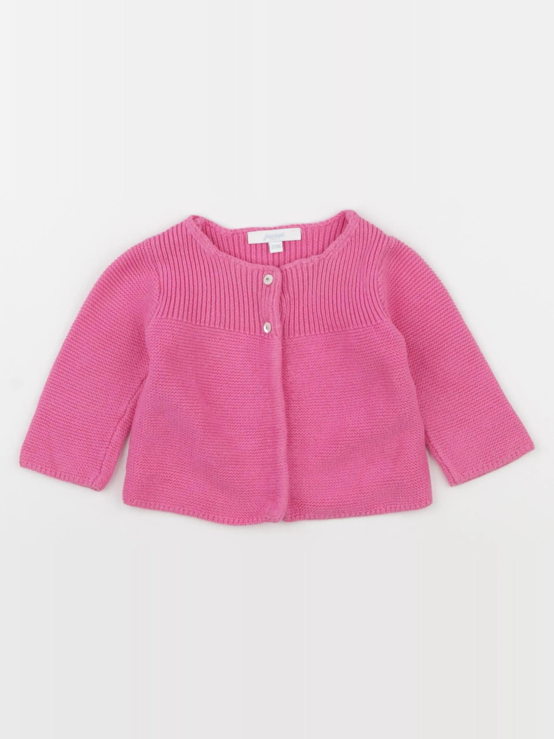 Jacadi - gilet rose - 3 mois