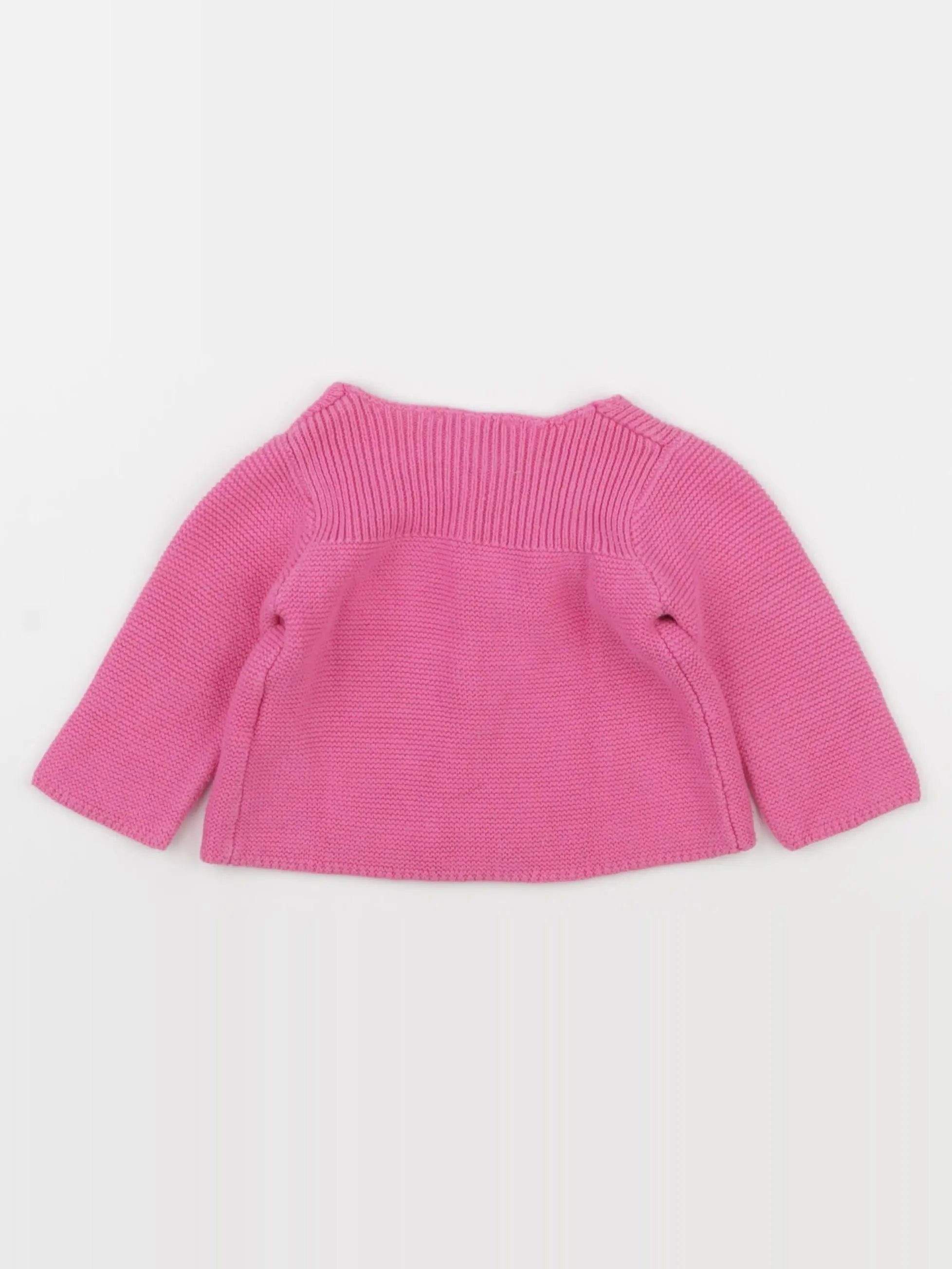Jacadi - gilet rose - 3 mois