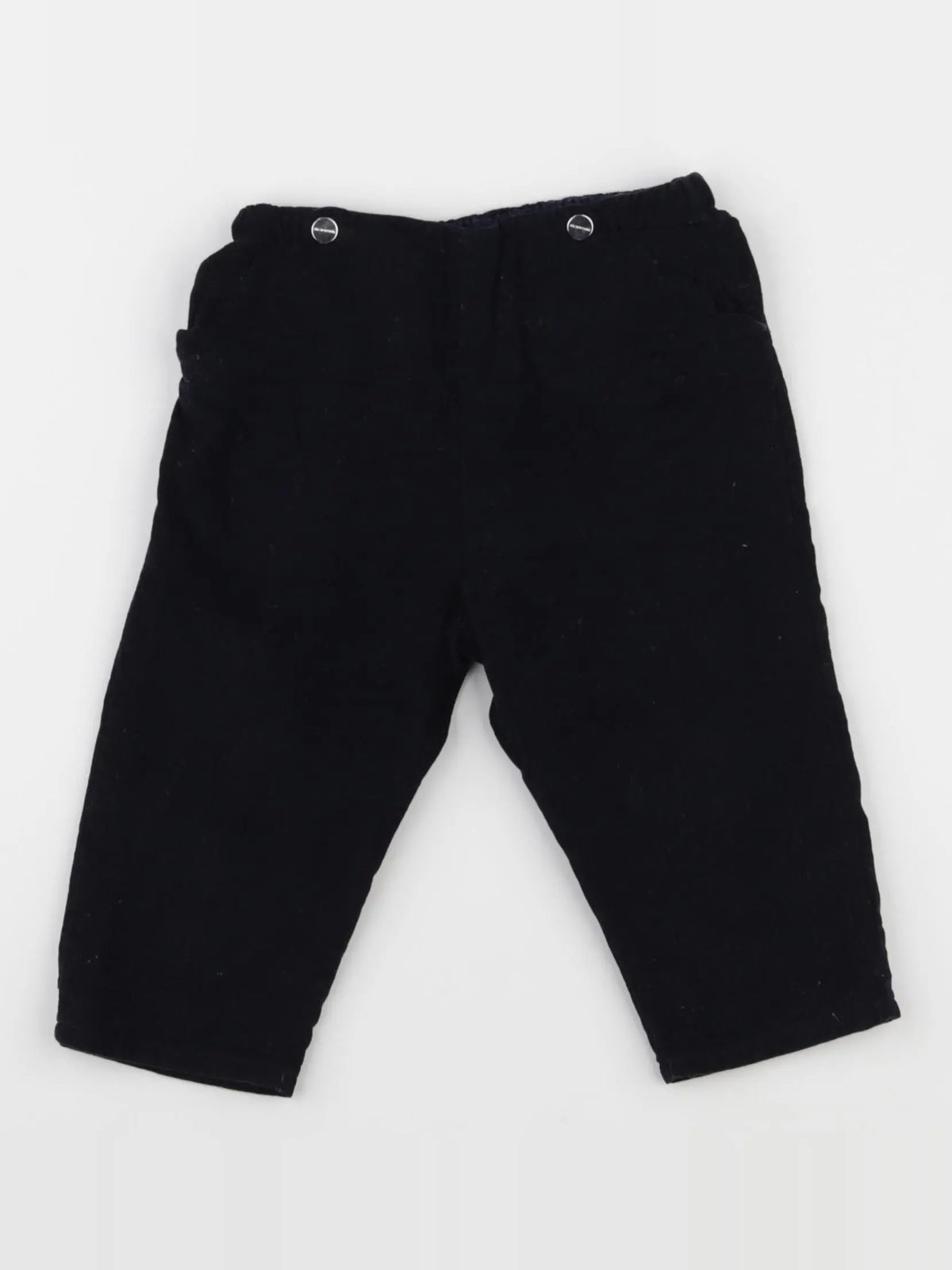Jacadi - pantalon doublé bleu - 12 mois