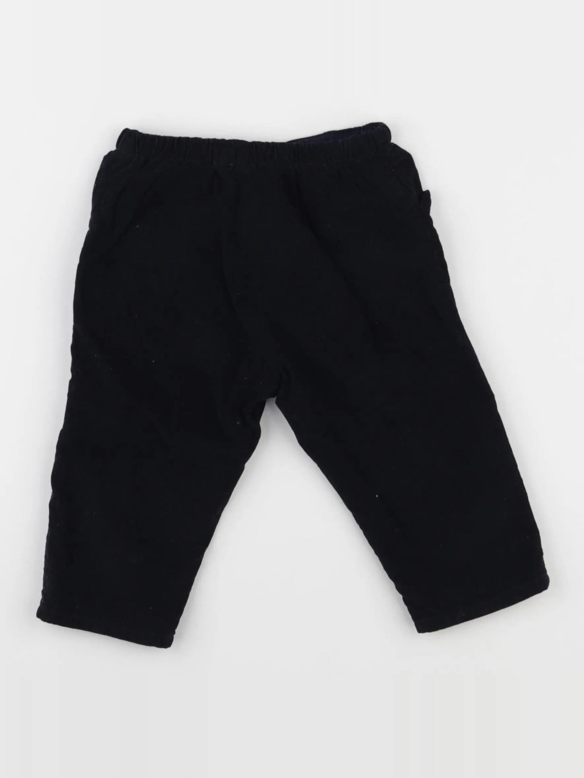 Jacadi - pantalon doublé bleu - 12 mois