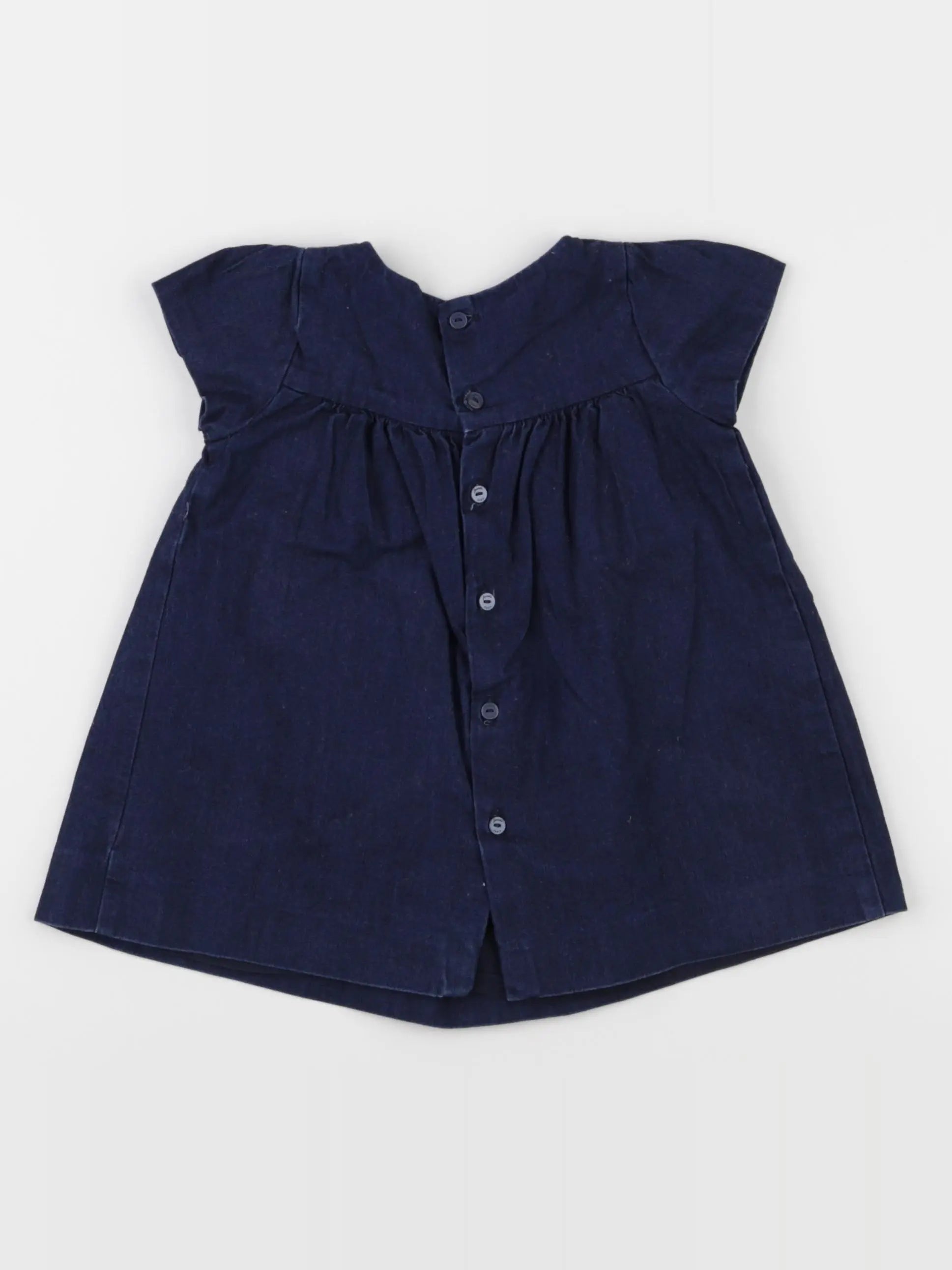Jacadi - robe bleu - 12 mois