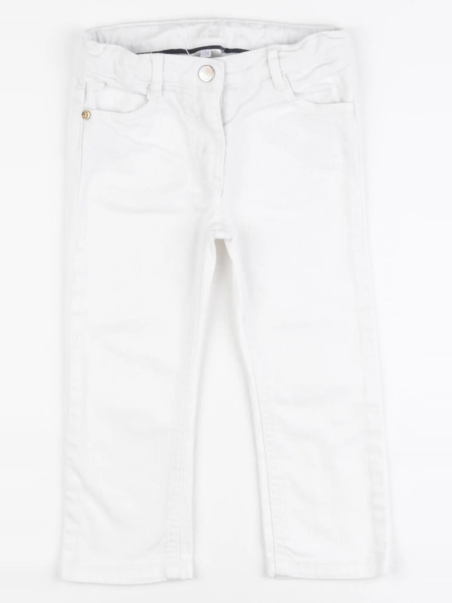 Jacadi - jean blanc - 24 mois