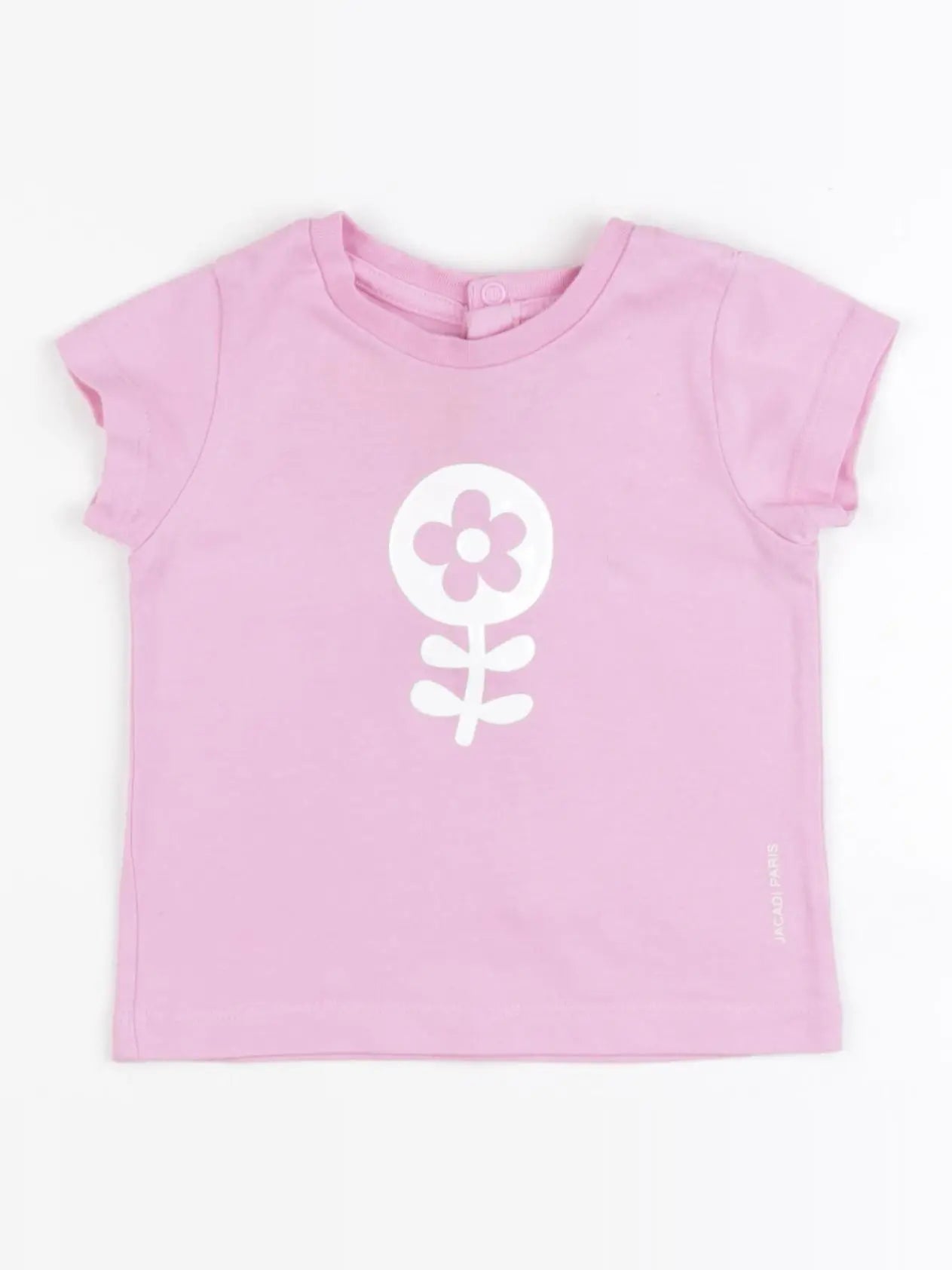 Jacadi - tee-shirt rose - 12 mois