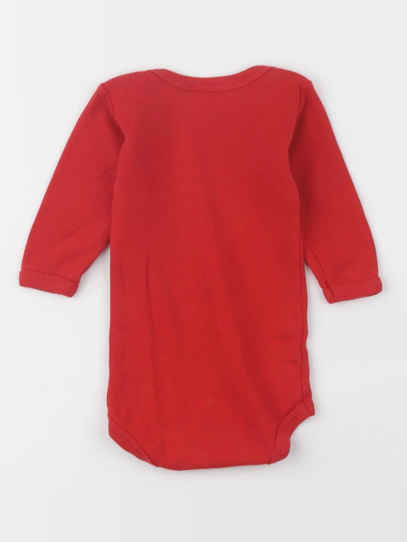 Petit Bateau - body rouge - 3 mois