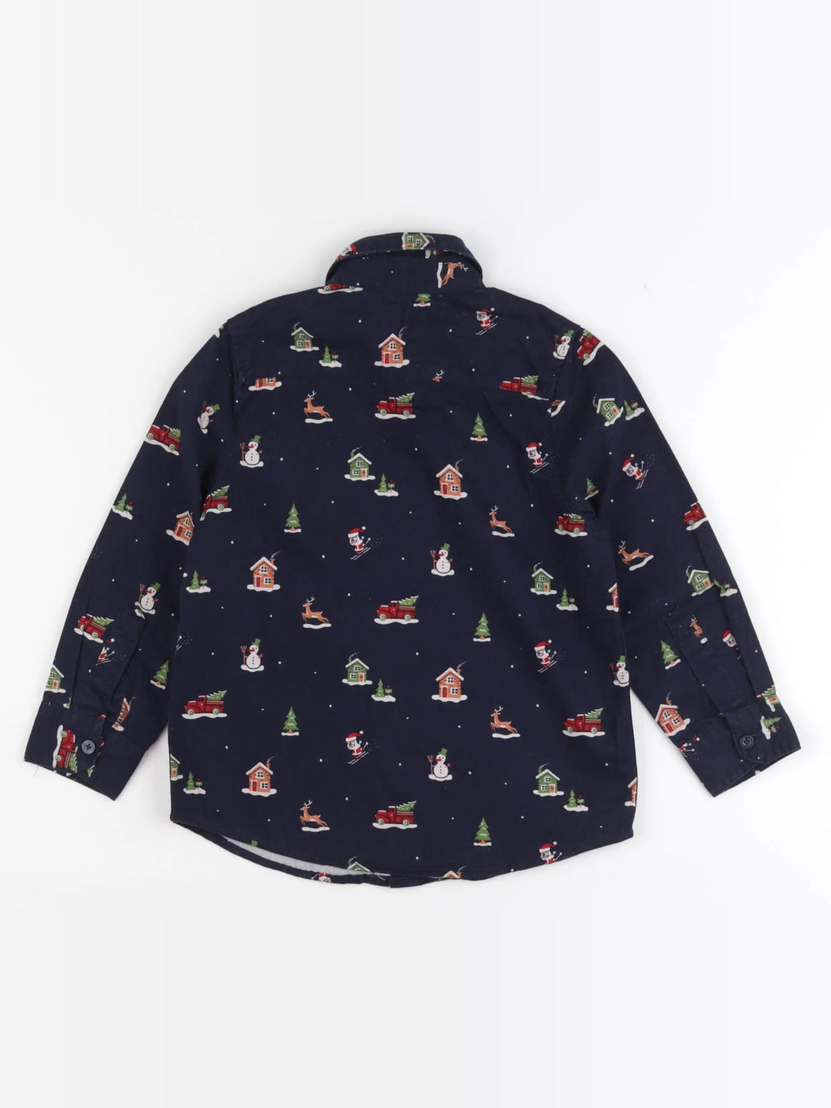 Vertbaudet - chemise bleu - 4 ans
