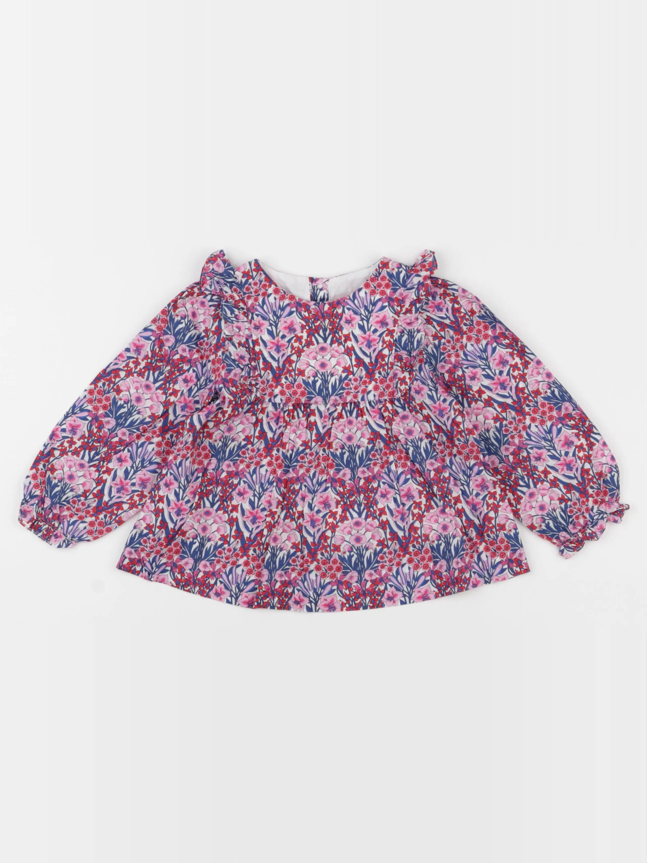 Jacadi - blouse liberty rose - 24 mois