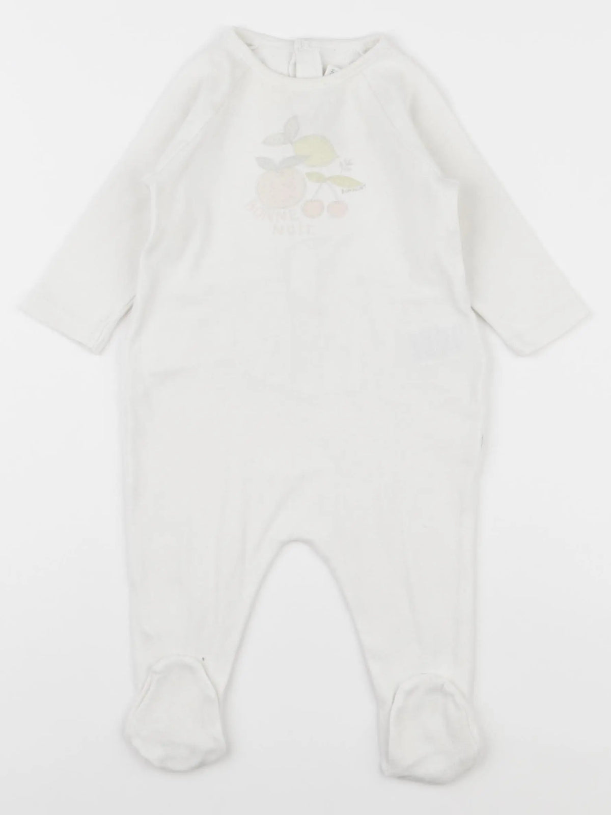 Bonpoint - pyjama coton blanc - 6 mois