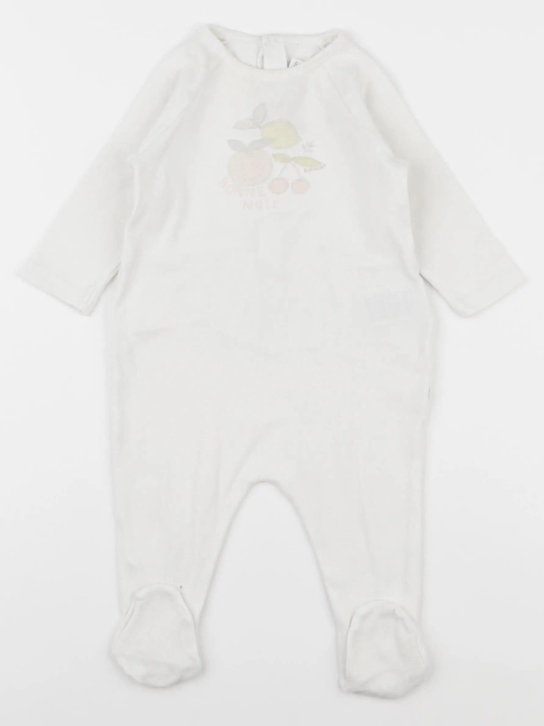 Bonpoint - pyjama coton blanc - 6 mois