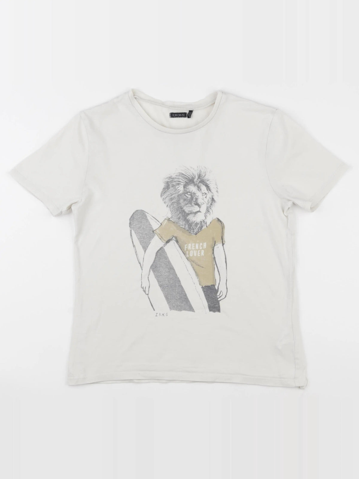 IKKS - tee-shirt blanc - 12 ans