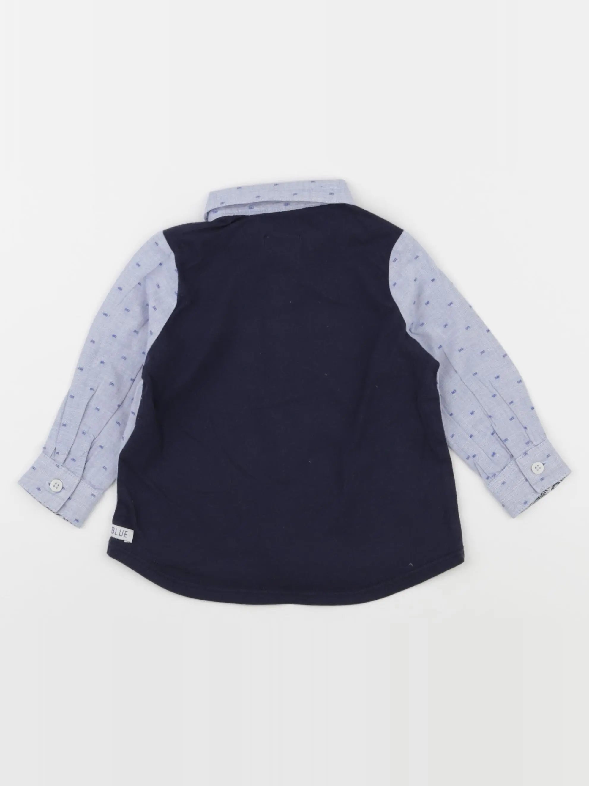 IKKS - chemise bleu - 12 mois