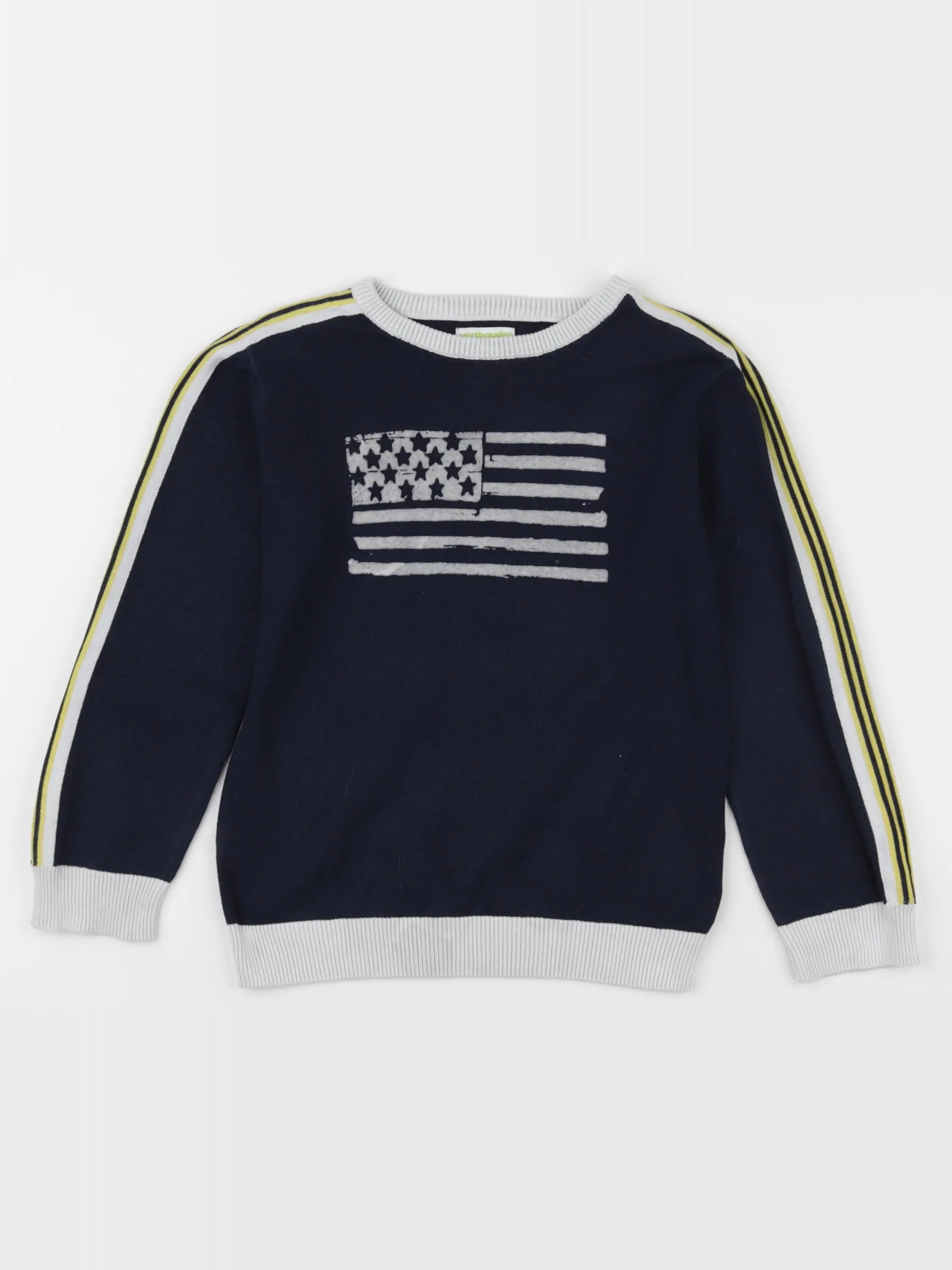 Vertbaudet - pull bleu - 8 ans