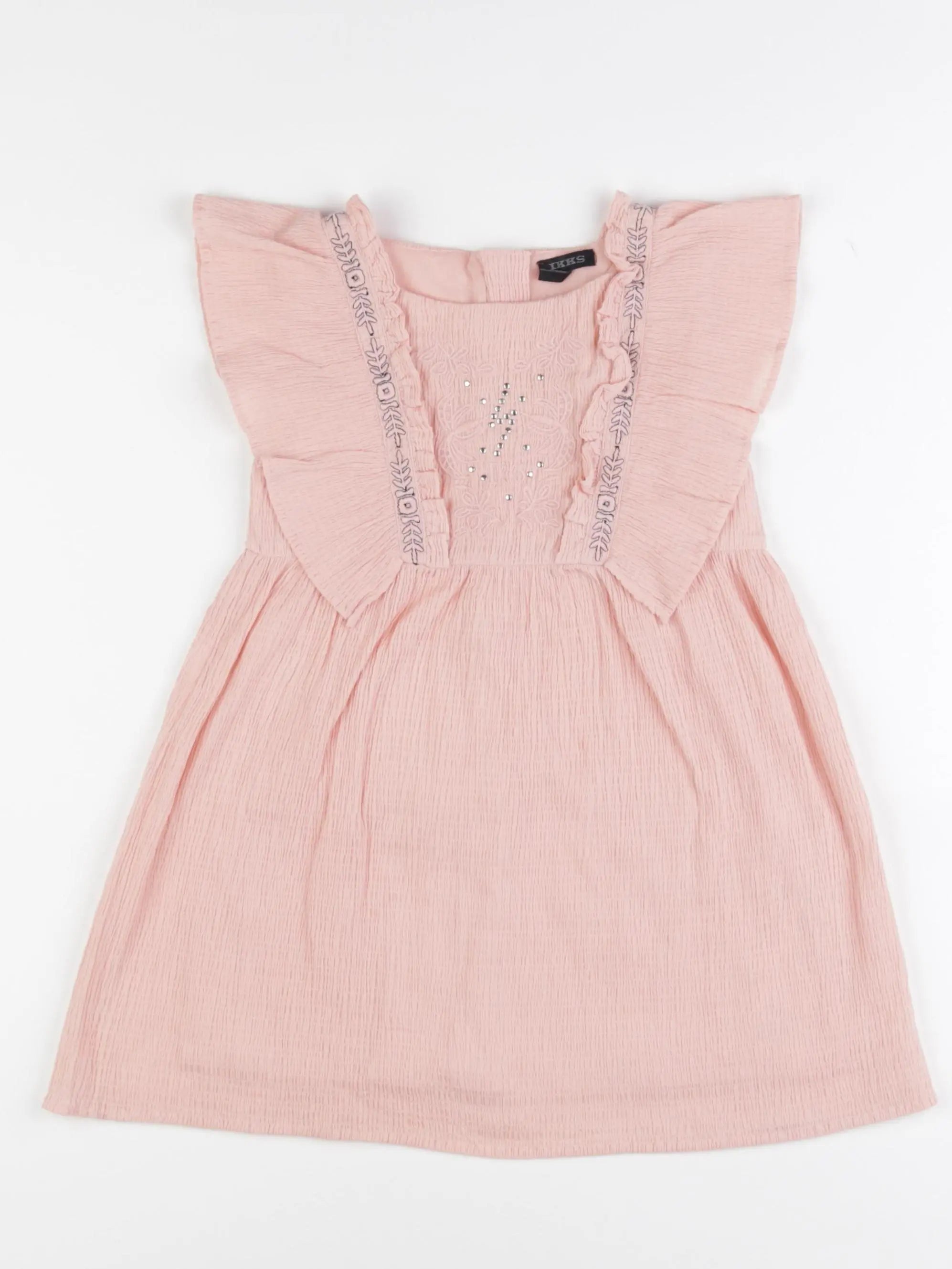 IKKS - robe rose - 4 ans
