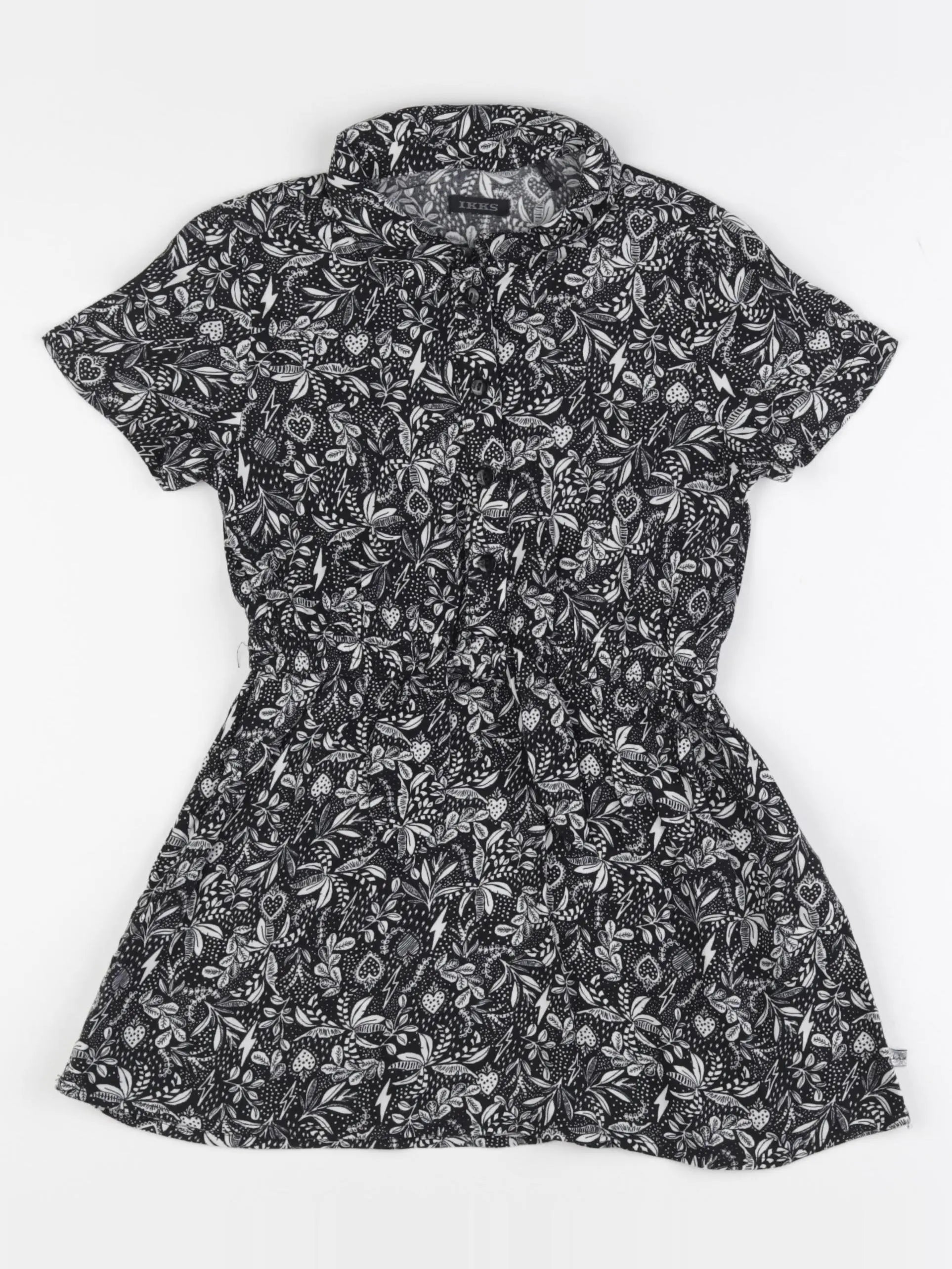 IKKS - robe noir - 4 ans