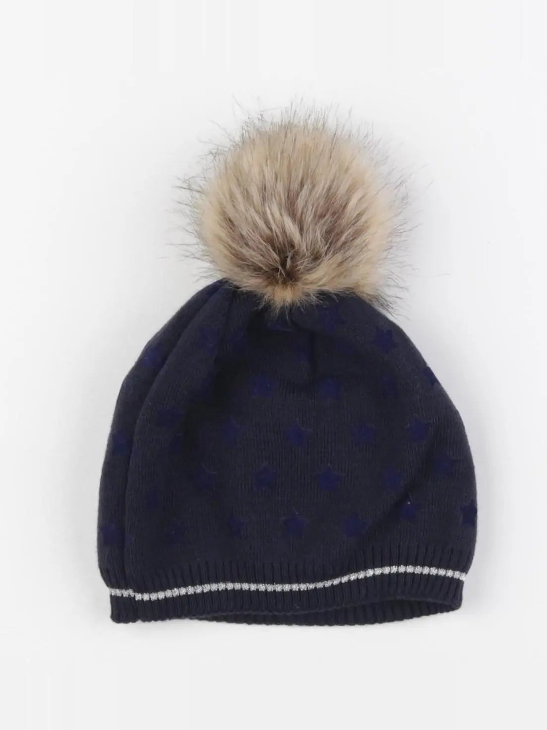 IKKS - bonnet bleu - 5/6 ans