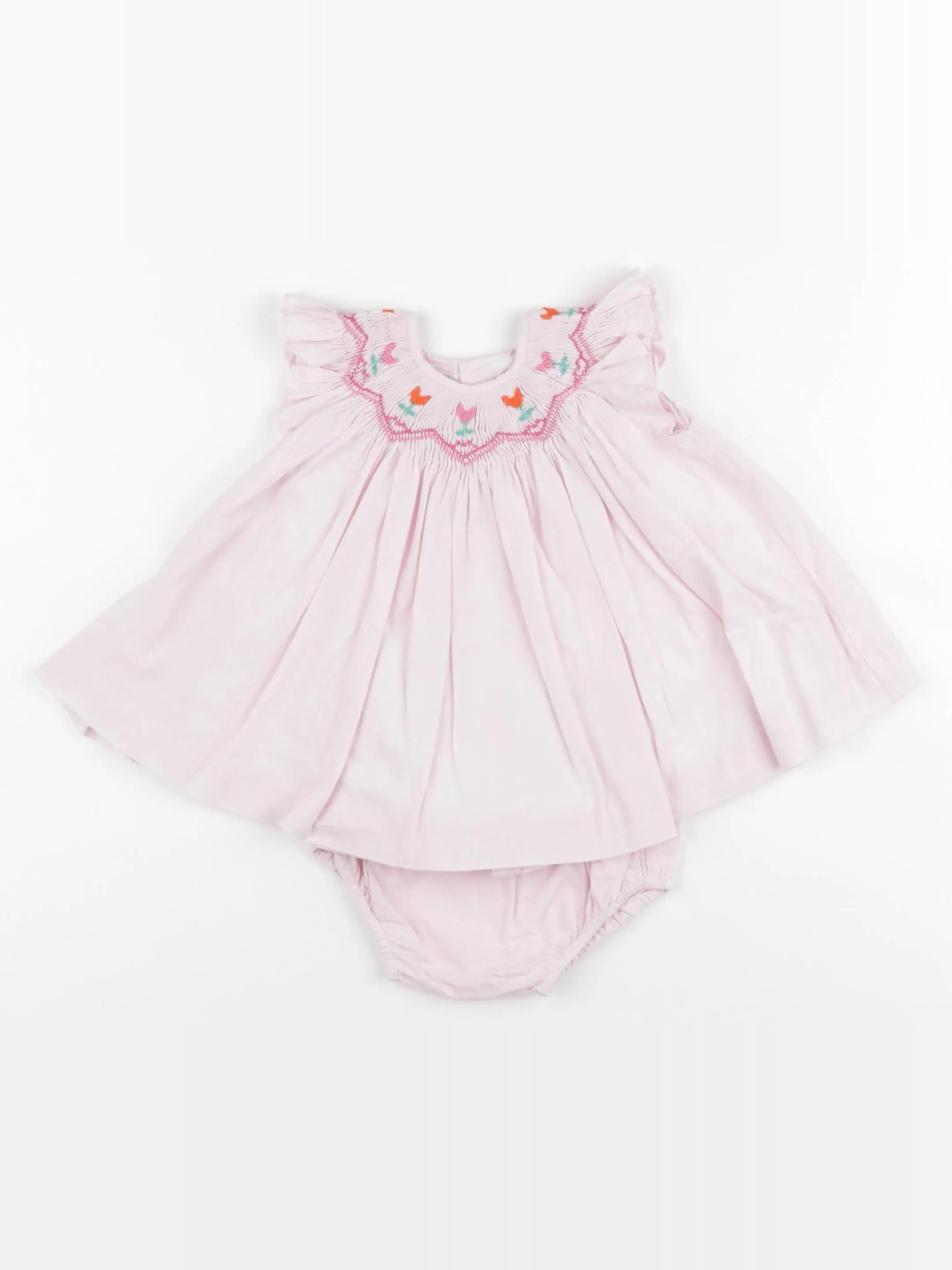 Jacadi - robe rose - 6 mois